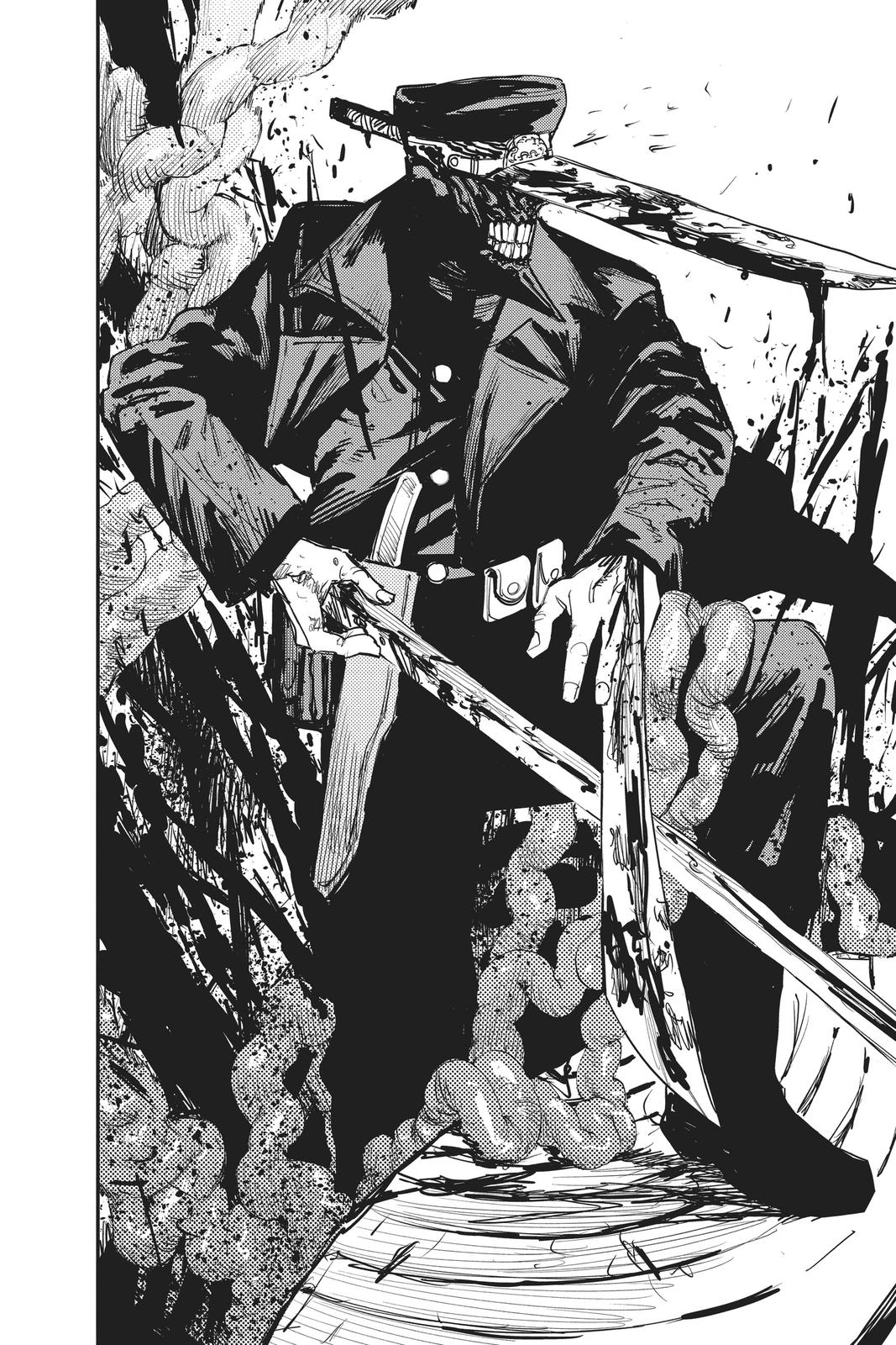 Chainsaw Man Manga Chapter 23 page 18 - Gunfire scene