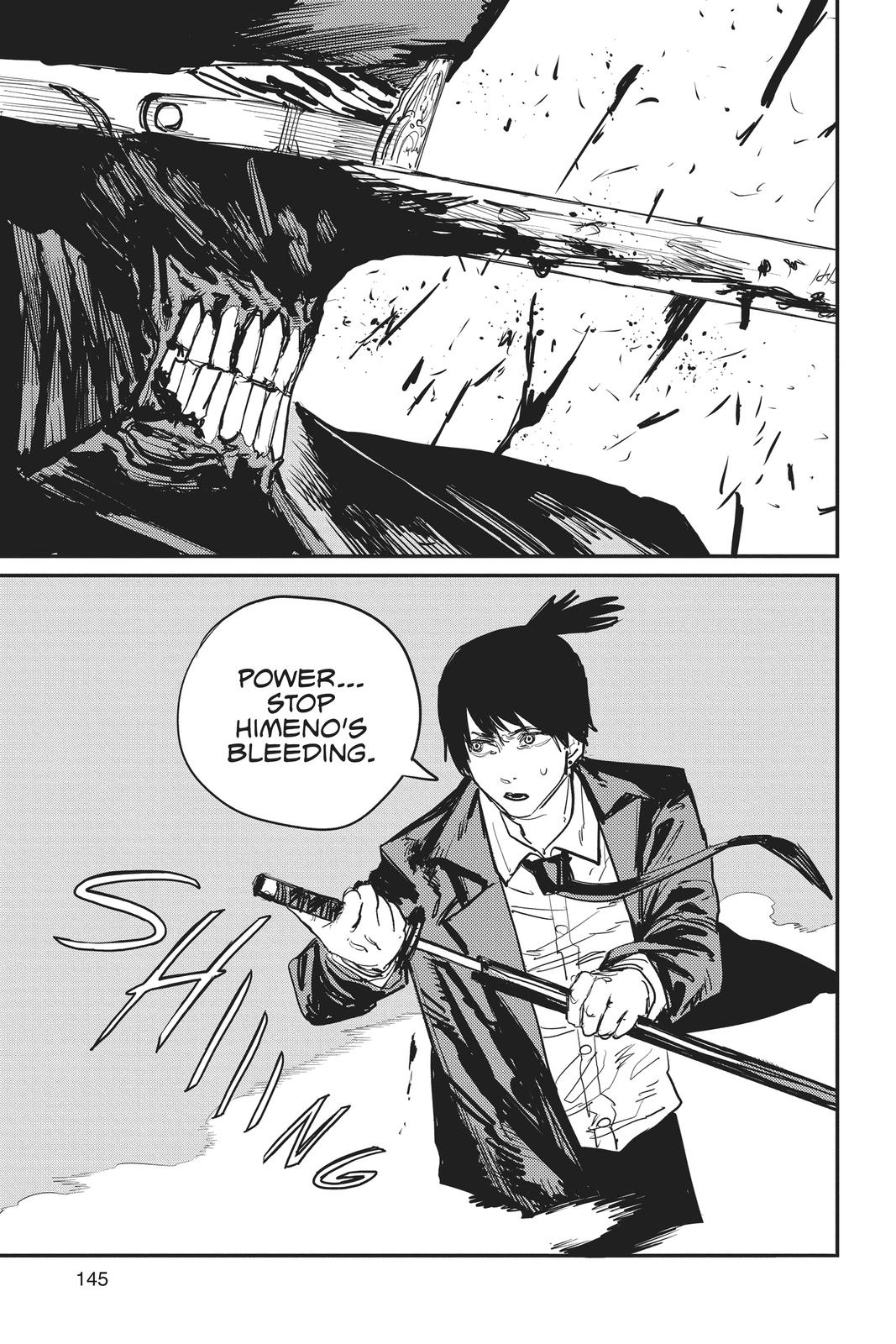 Chainsaw Man Manga Chapter 23 page 19 - Gunfire scene