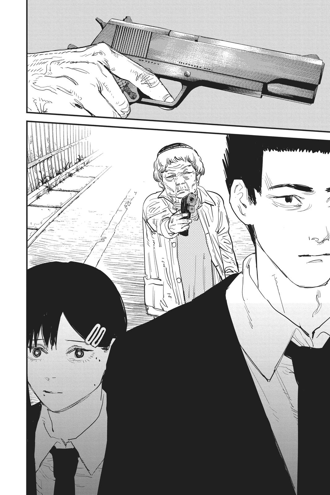 Chainsaw Man Manga Chapter 23 page 4 - Gunfire scene