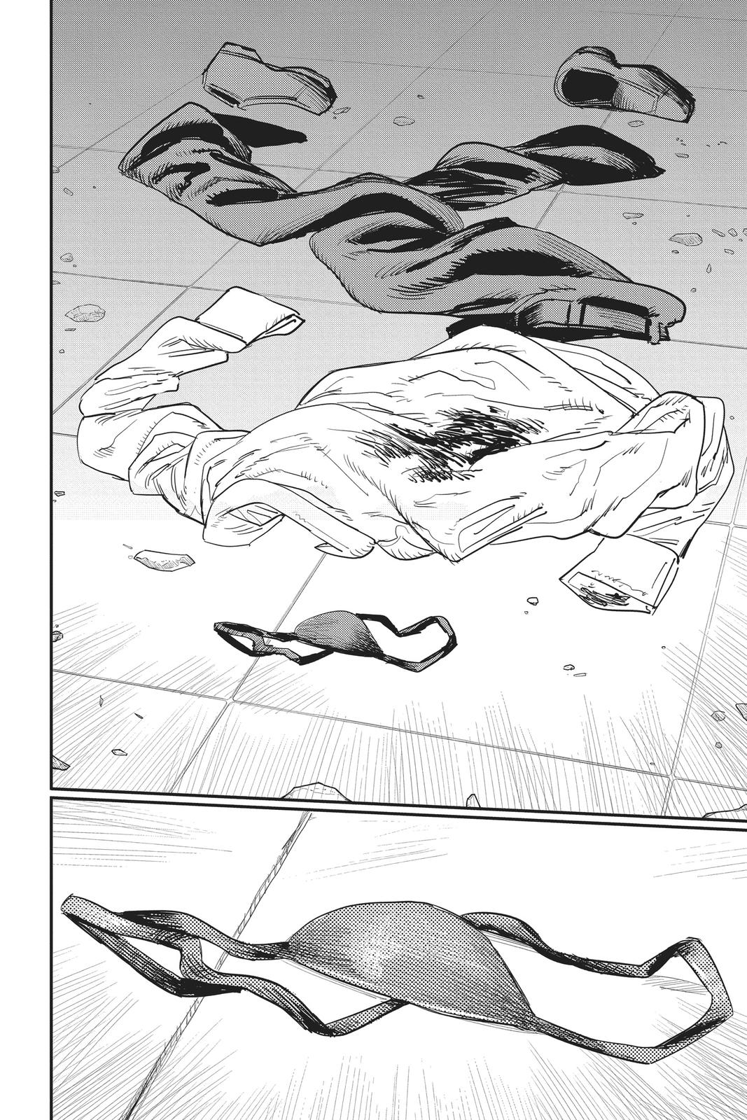 Chainsaw Man Manga Chapter 25 page 13 - Ghost, Snake, Chainsaw scene