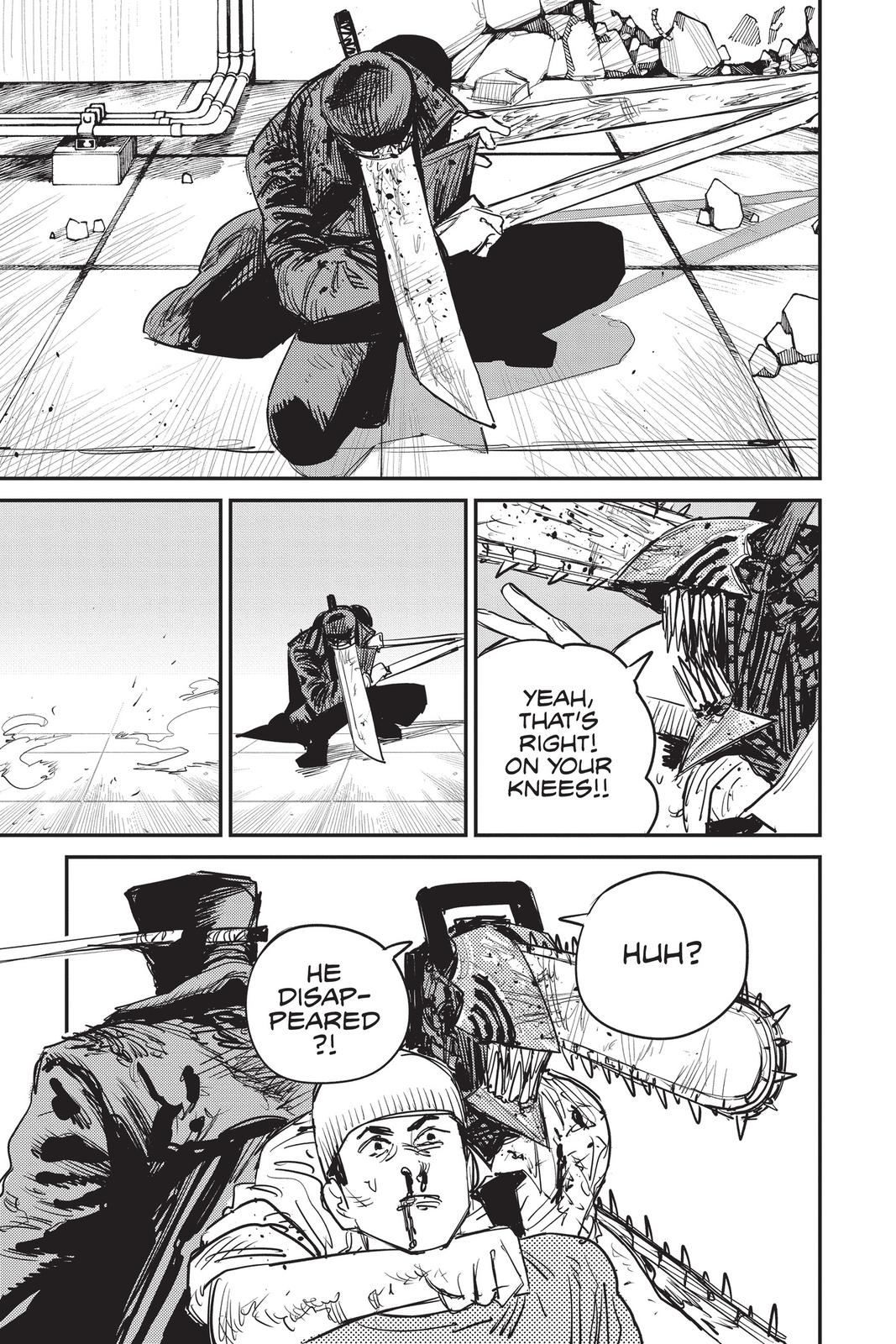 Chainsaw Man Manga Chapter 26 page 16 - The Gun is Mightier scene