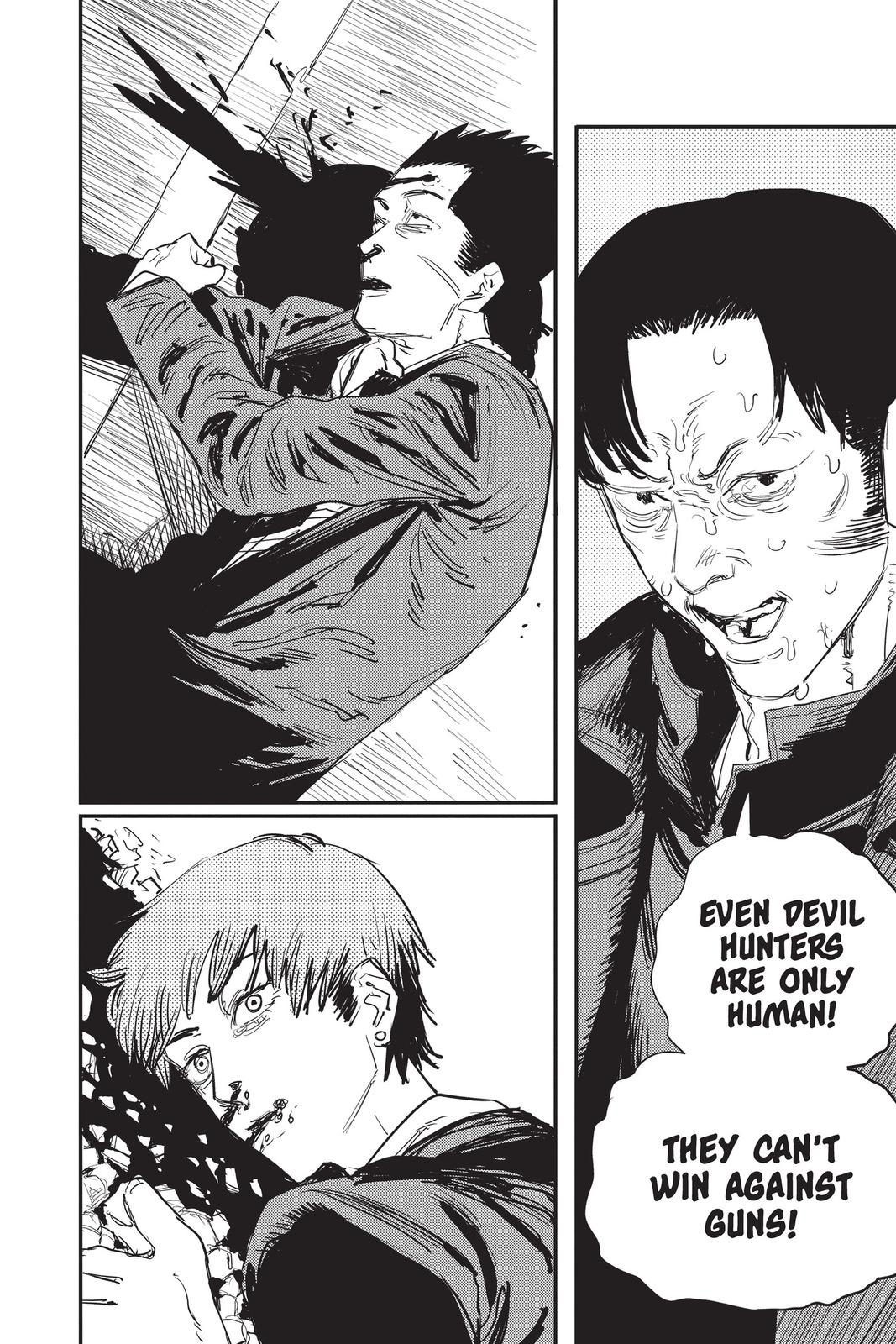 Chainsaw Man Manga Chapter 26 page 19 - The Gun is Mightier scene