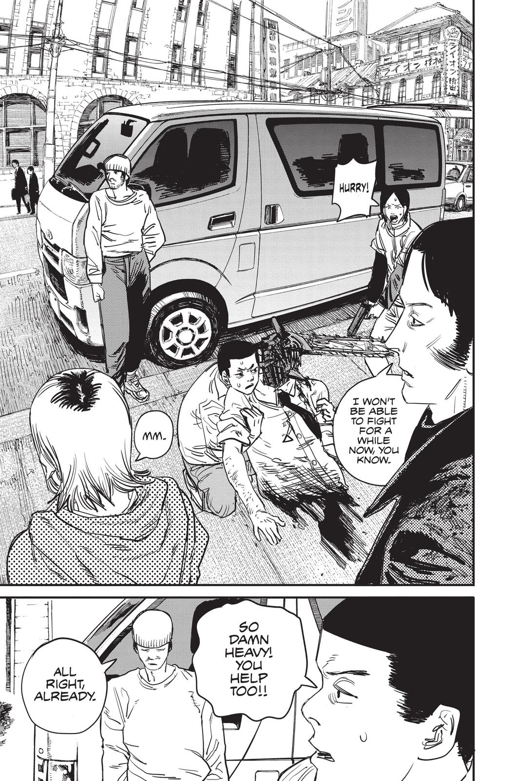 Chainsaw Man Manga Chapter 27 page 3 - From Kyoto scene