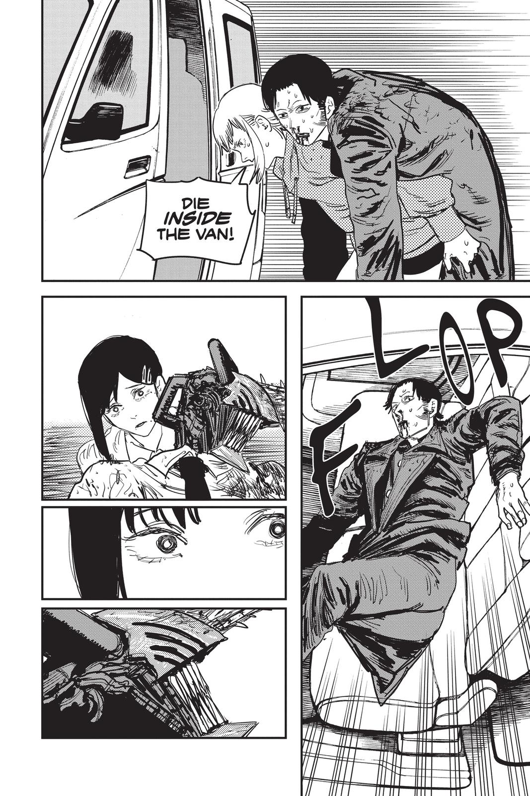 Chainsaw Man Manga Chapter 28 page 10 - Secrets & Lies scene