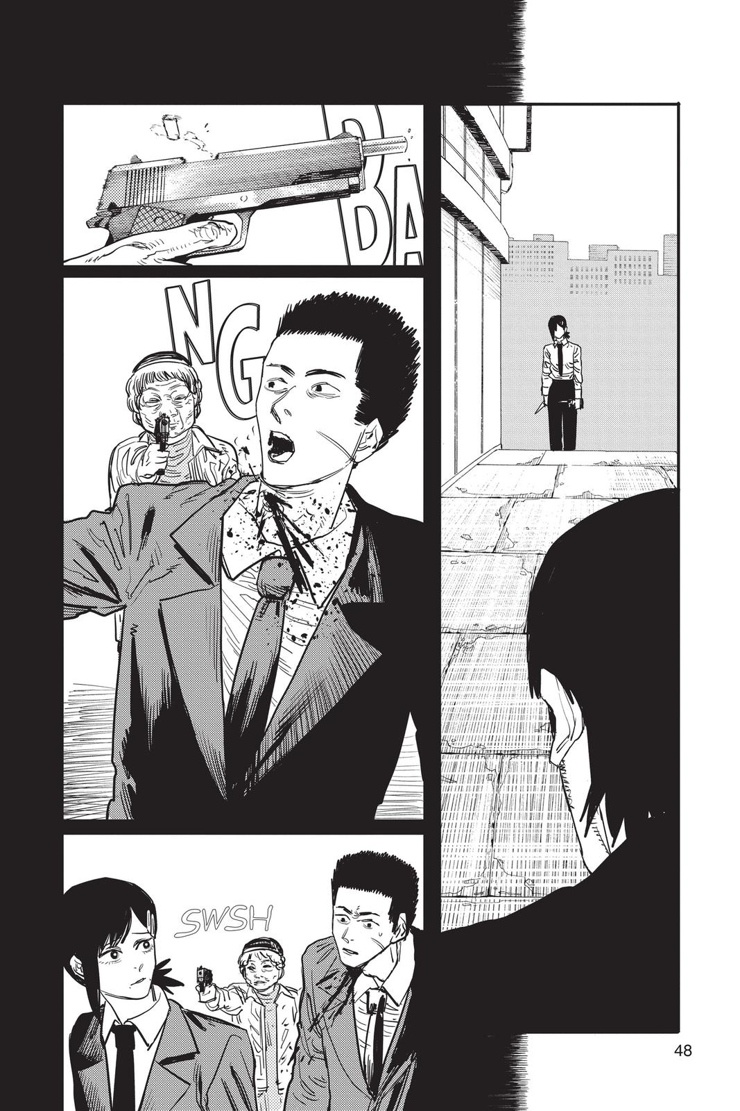 Chainsaw Man Manga Chapter 28 page 2 - Secrets & Lies scene