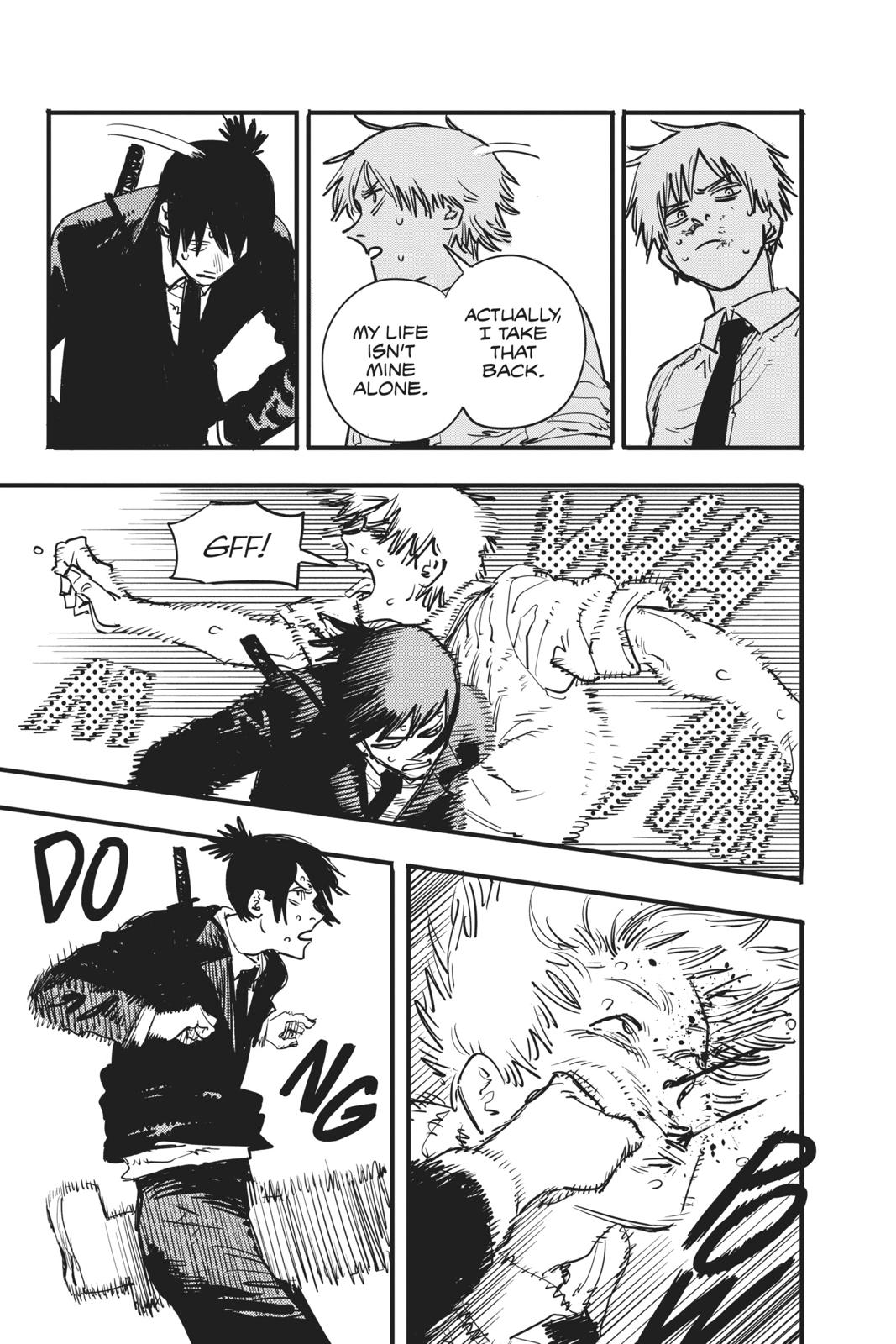 Chainsaw Man Manga Chapter 3 page 15 - Arrival in Tokyo scene