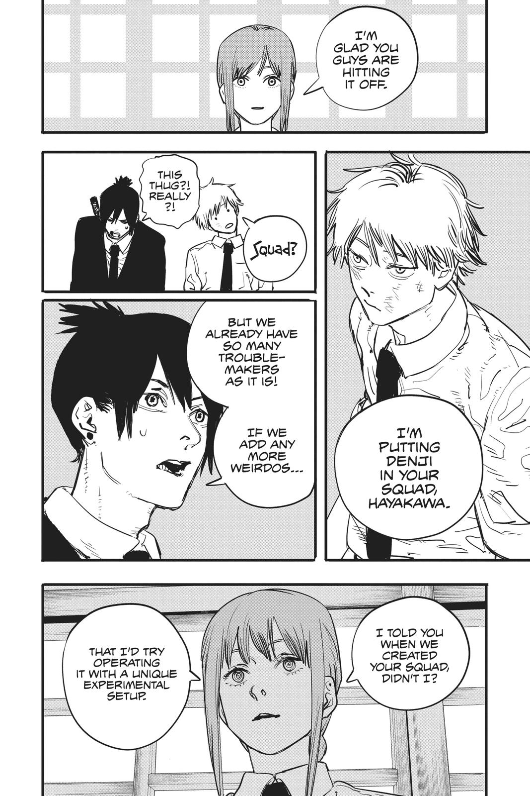 Chainsaw Man Manga Chapter 3 page 18 - Arrival in Tokyo scene