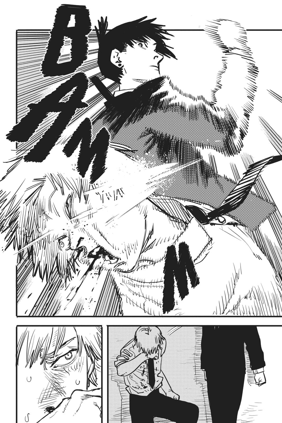 Chainsaw Man Manga Chapter 3 page 8 - Arrival in Tokyo scene