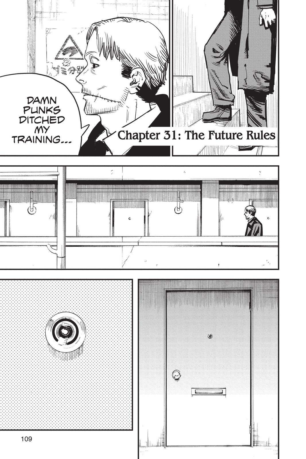 Chainsaw Man Manga Chapter 31 page 1 - The Future Rules scene