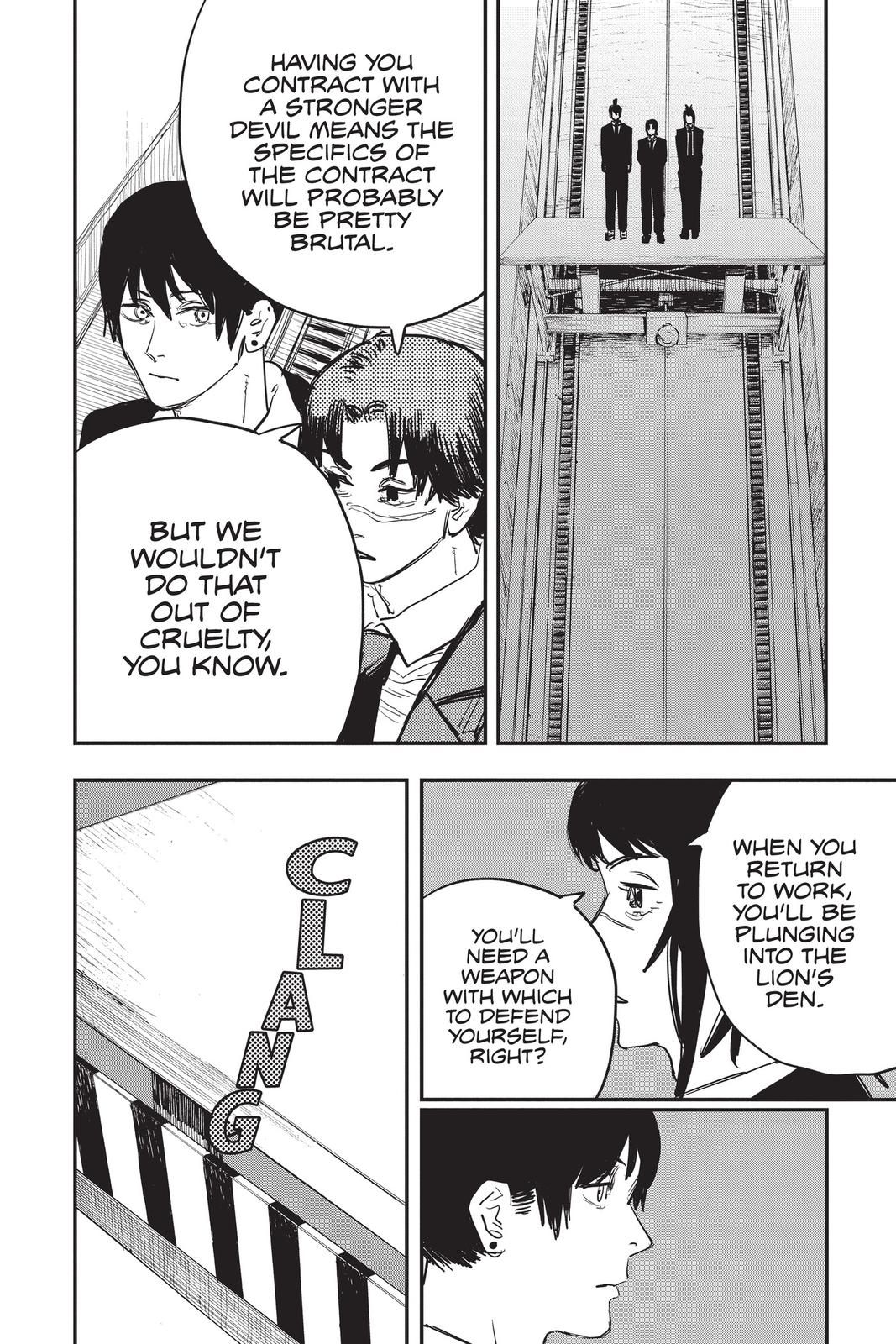 Chainsaw Man Manga Chapter 31 page 12 - The Future Rules scene