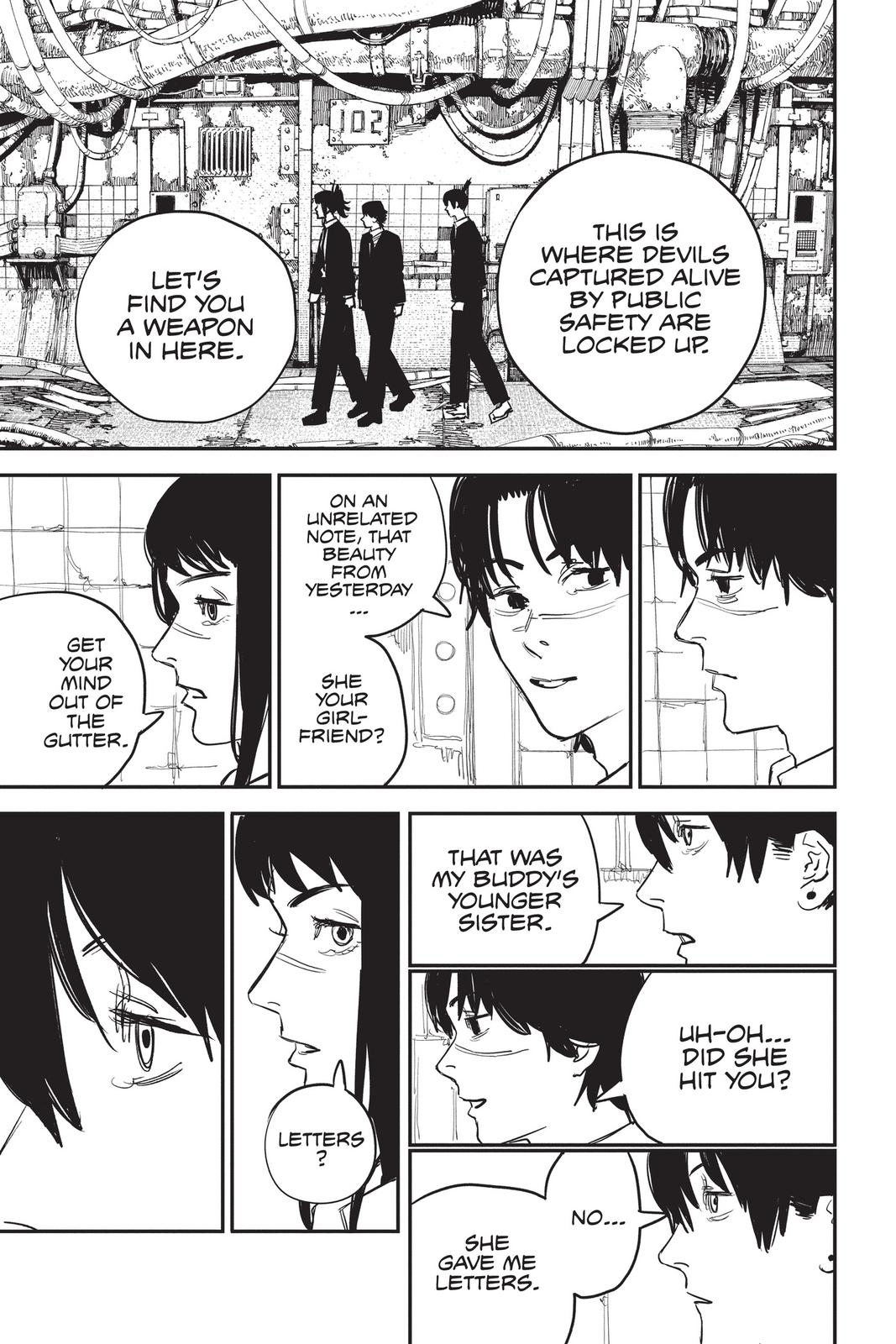 Chainsaw Man Manga Chapter 31 page 13 - The Future Rules scene