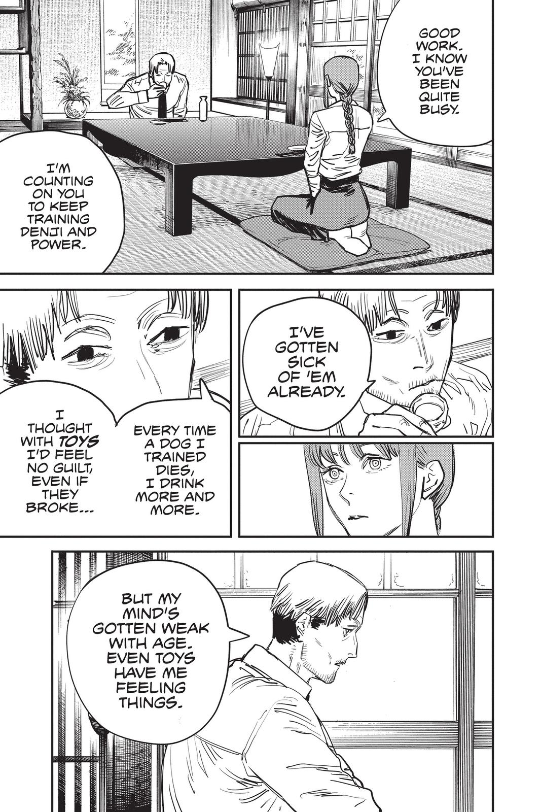 Chainsaw Man Manga Chapter 32 page 11 - Over and Over Again scene