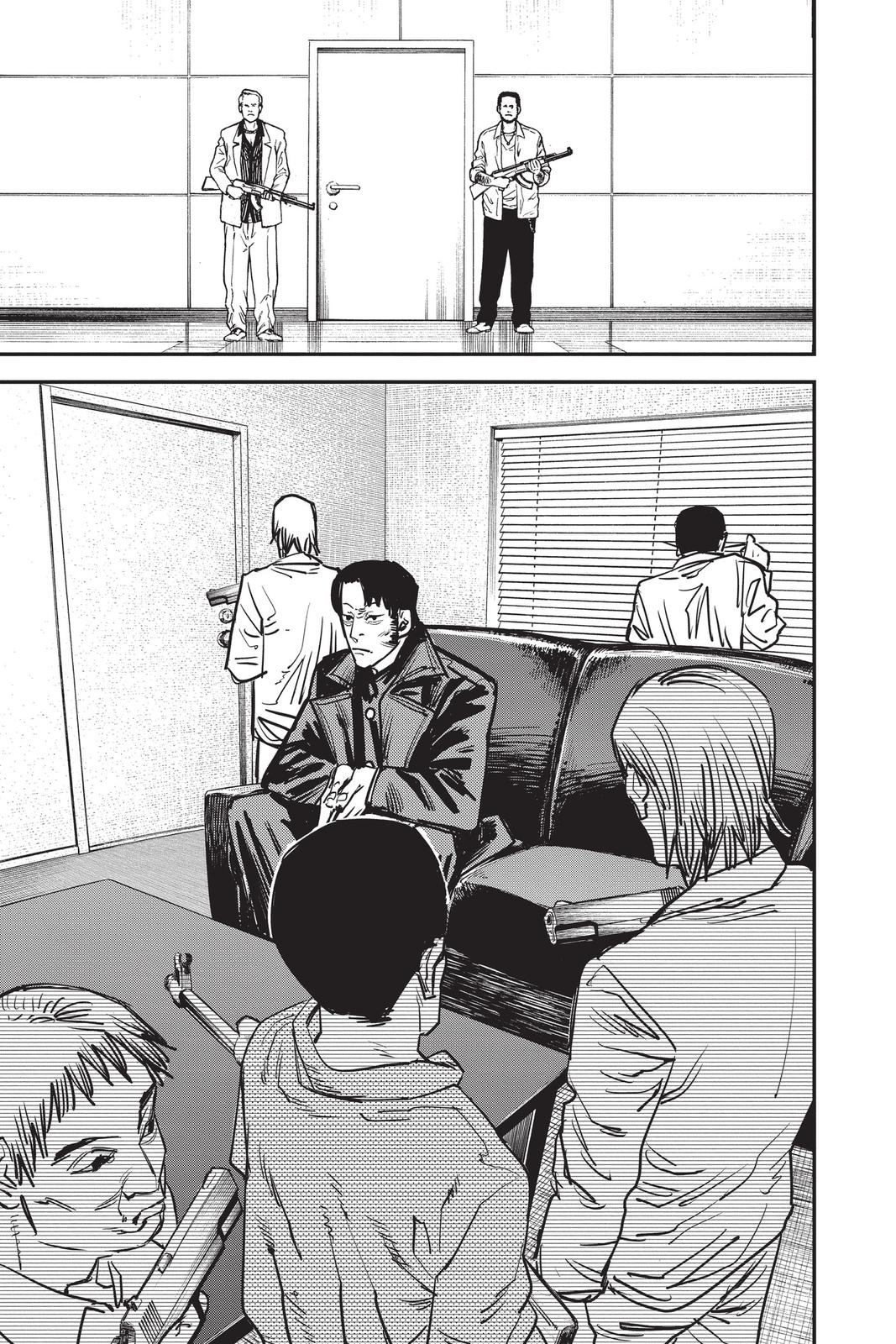 Chainsaw Man Manga Chapter 32 page 15 - Over and Over Again scene