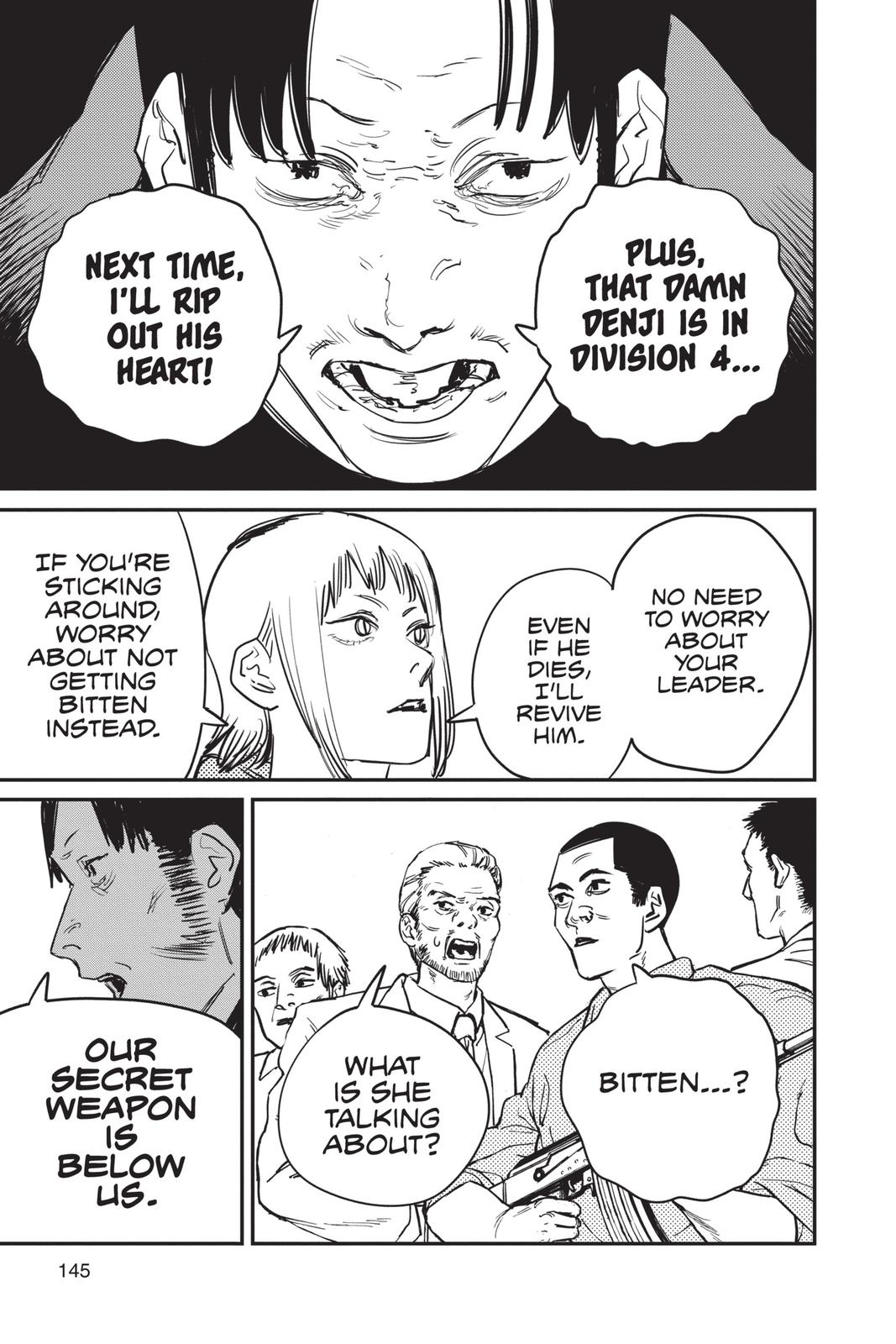 Chainsaw Man Manga Chapter 32 page 17 - Over and Over Again scene