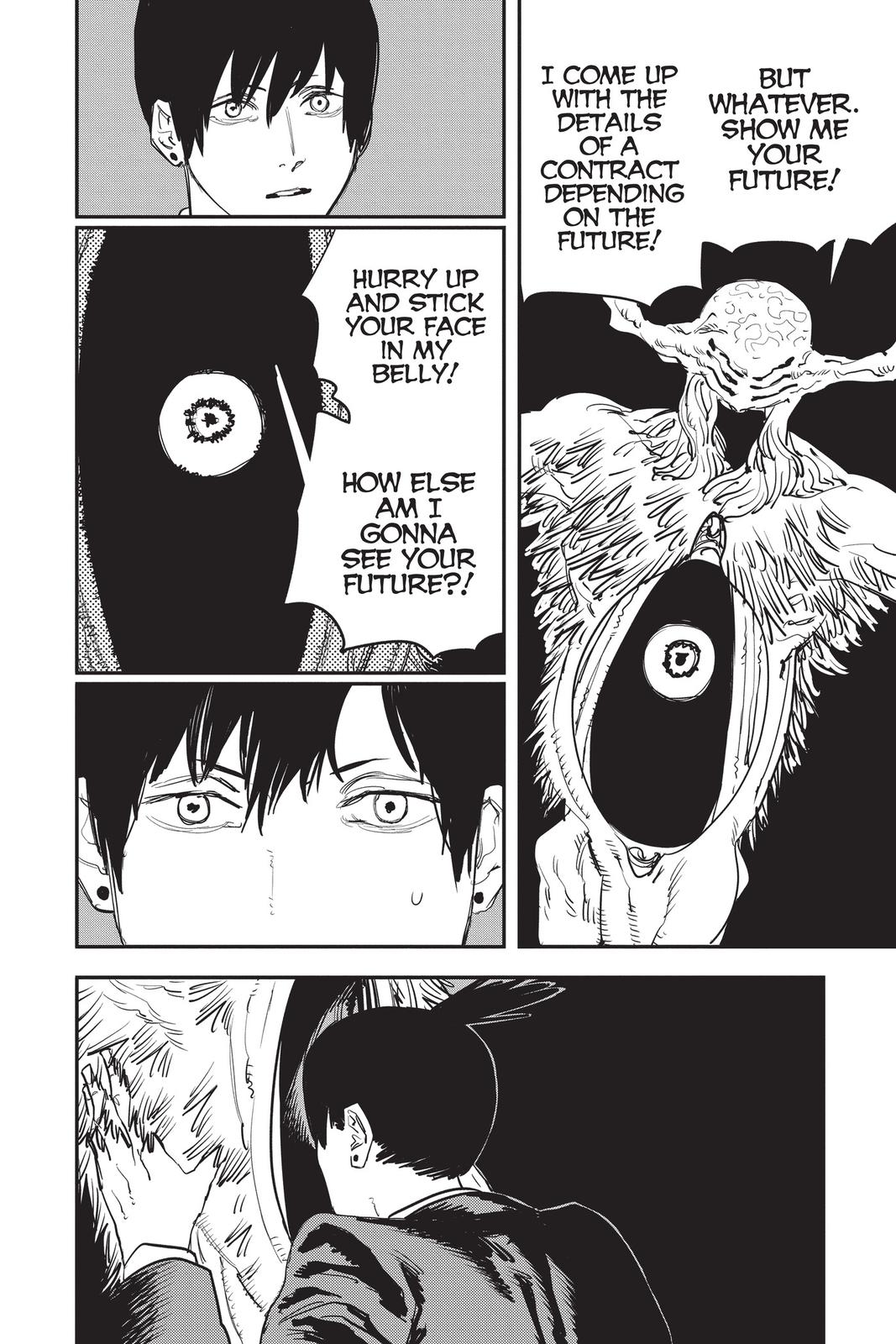 Chainsaw Man Manga Chapter 32 page 2 - Over and Over Again scene