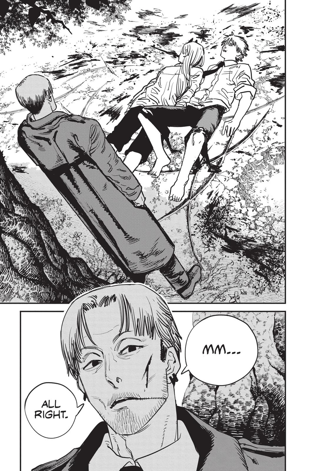 Chainsaw Man Manga Chapter 32 page 7 - Over and Over Again scene