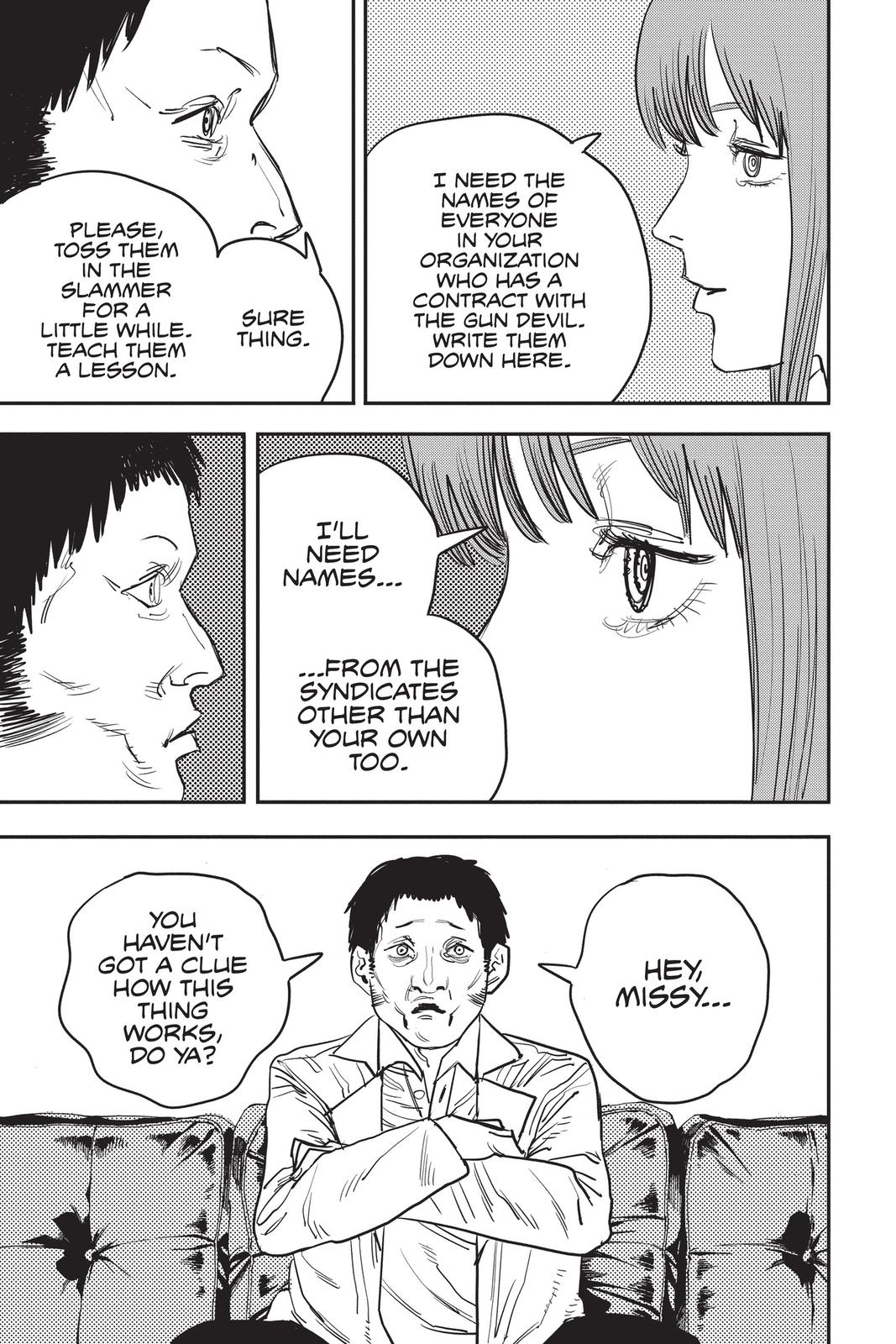 Chainsaw Man Manga Chapter 33 page 11 - Mission Start scene