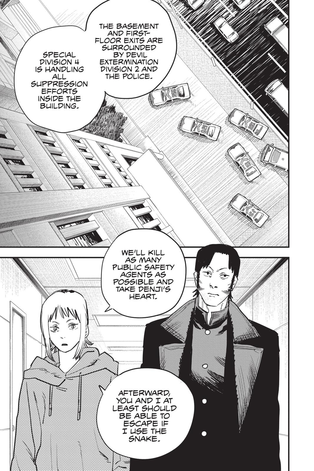 Chainsaw Man Manga Chapter 33 page 19 - Mission Start scene