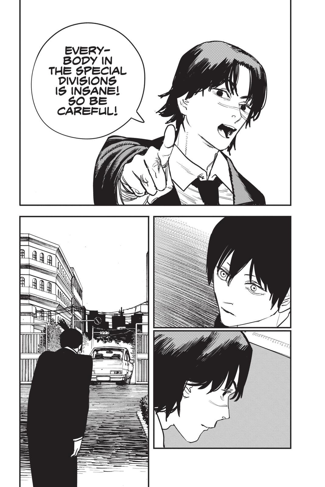 Chainsaw Man Manga Chapter 33 page 7 - Mission Start scene