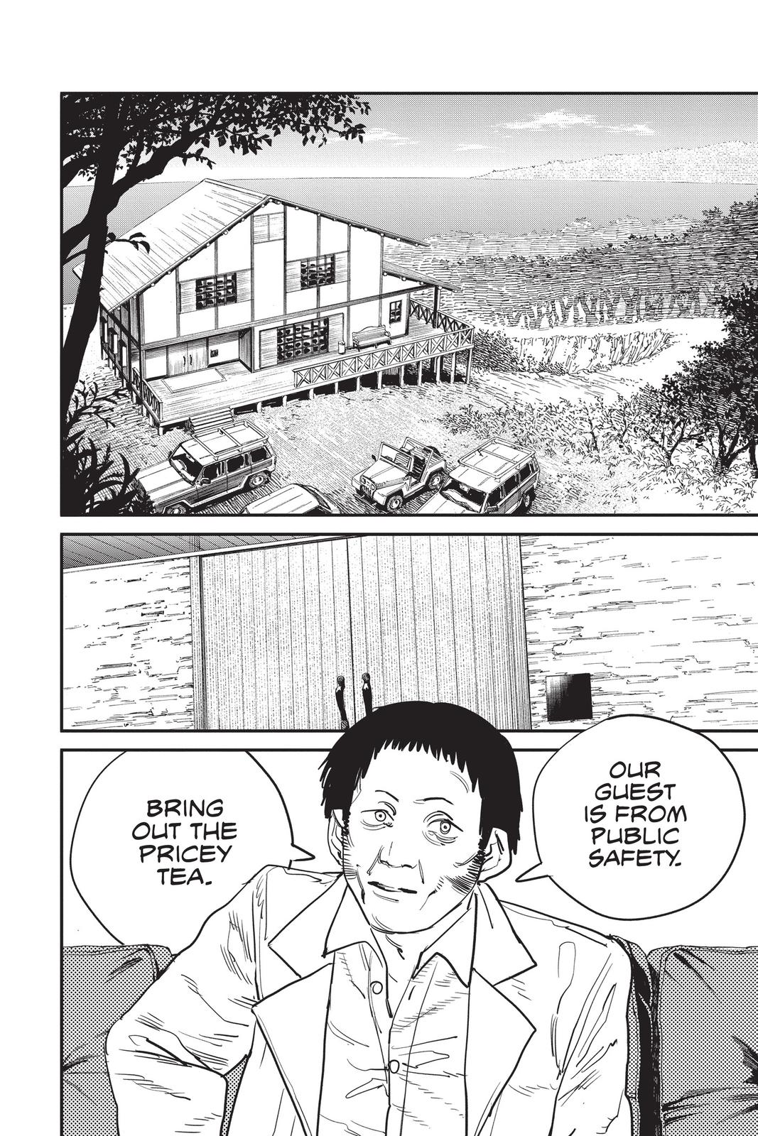 Chainsaw Man Manga Chapter 33 page 8 - Mission Start scene