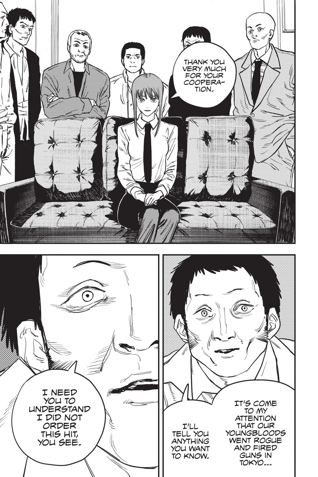 Chainsaw Man Manga Chapter 33 page 9 - Mission Start scene