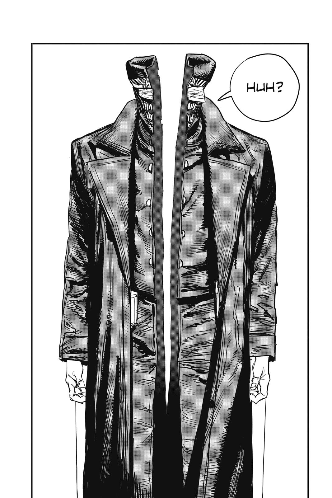 Chainsaw Man Manga Chapter 37 page 14 - Train, Head, Chainsaw scene