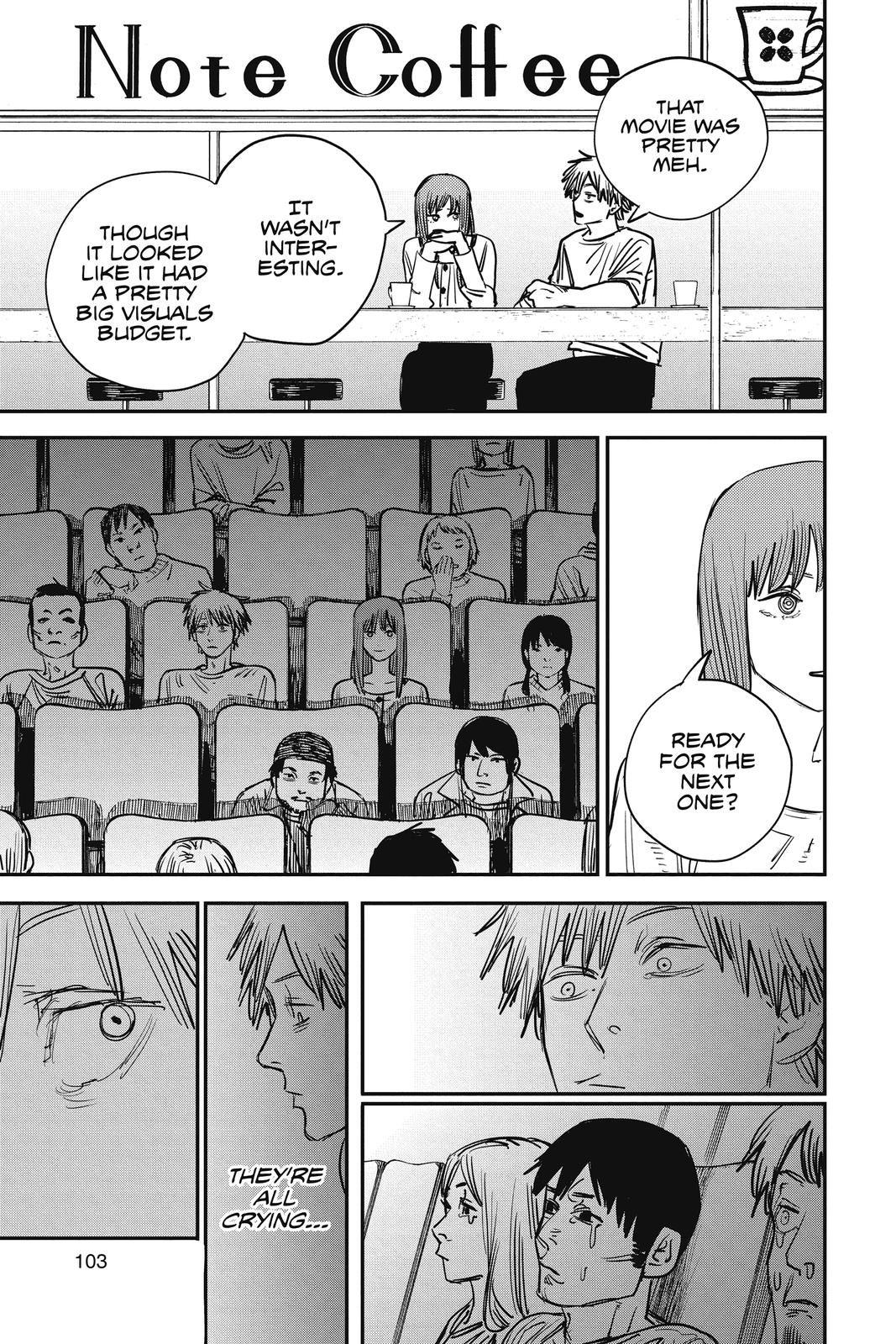 Chainsaw Man Manga Chapter 39 page 11 - Tearjerker scene