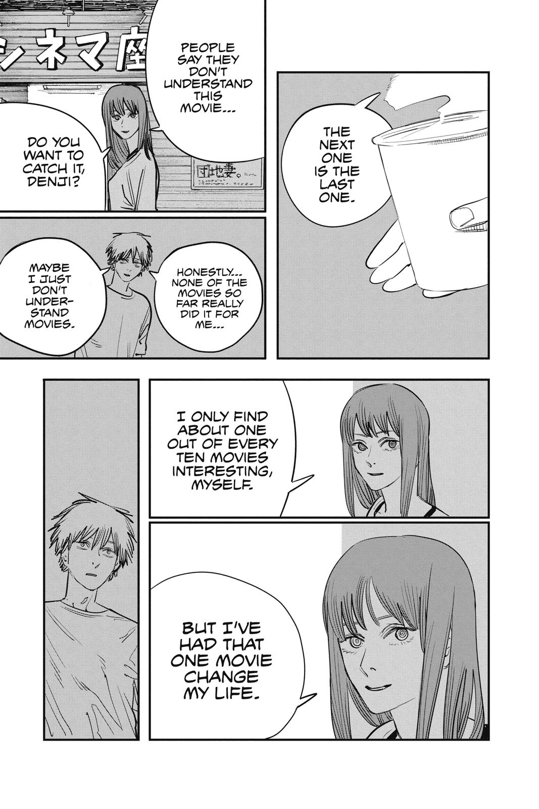 Chainsaw Man Manga Chapter 39 page 13 - Tearjerker scene