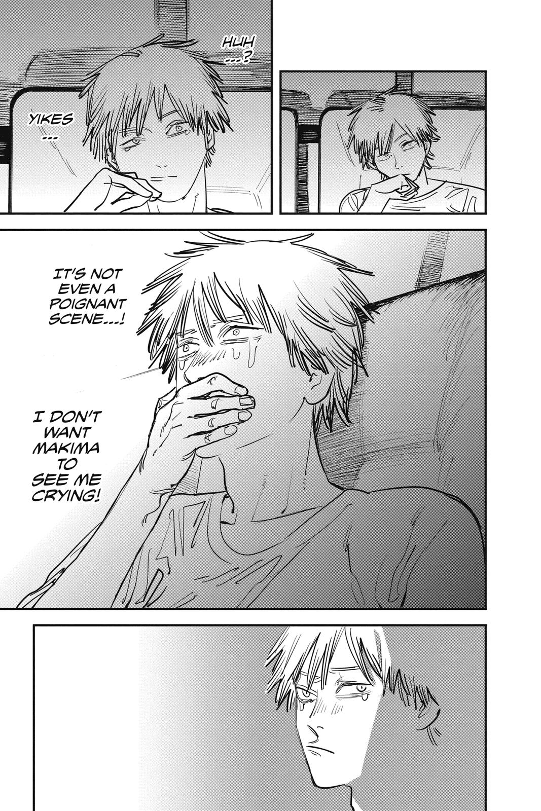 Chainsaw Man Manga Chapter 39 page 15 - Tearjerker scene