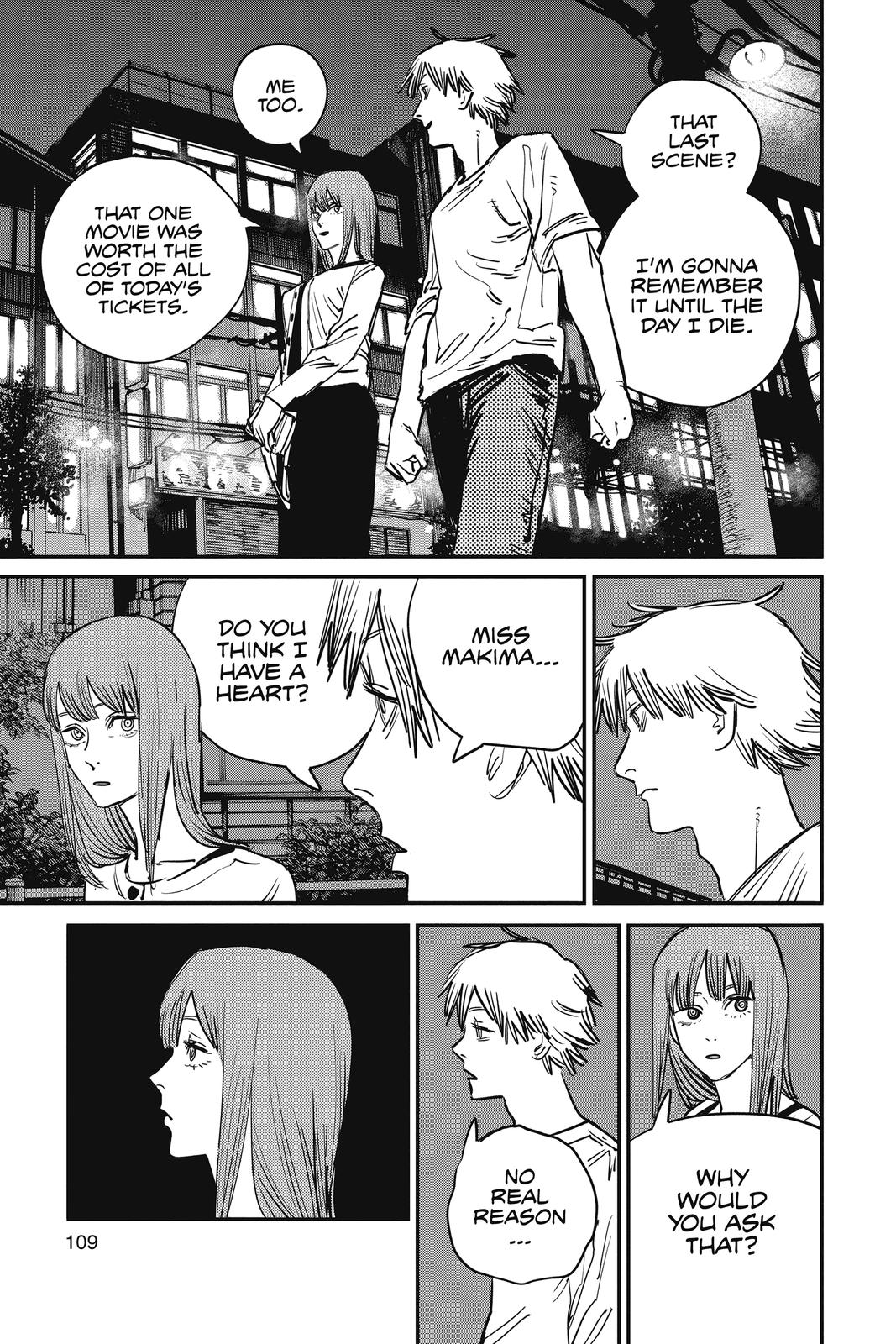 Chainsaw Man Manga Chapter 39 page 17 - Tearjerker scene