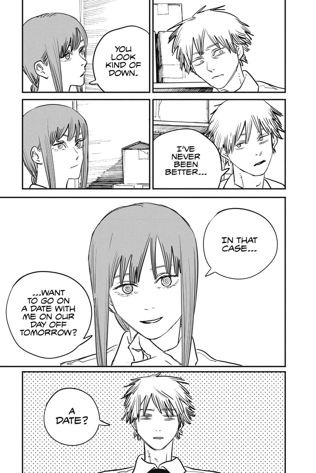 Chainsaw Man Manga Chapter 39 page 5 - Tearjerker scene