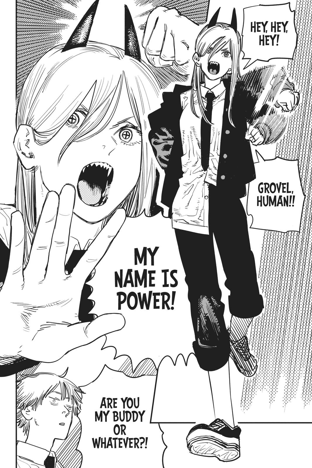 Chainsaw Man Manga Chapter 4 page 18 - Power scene