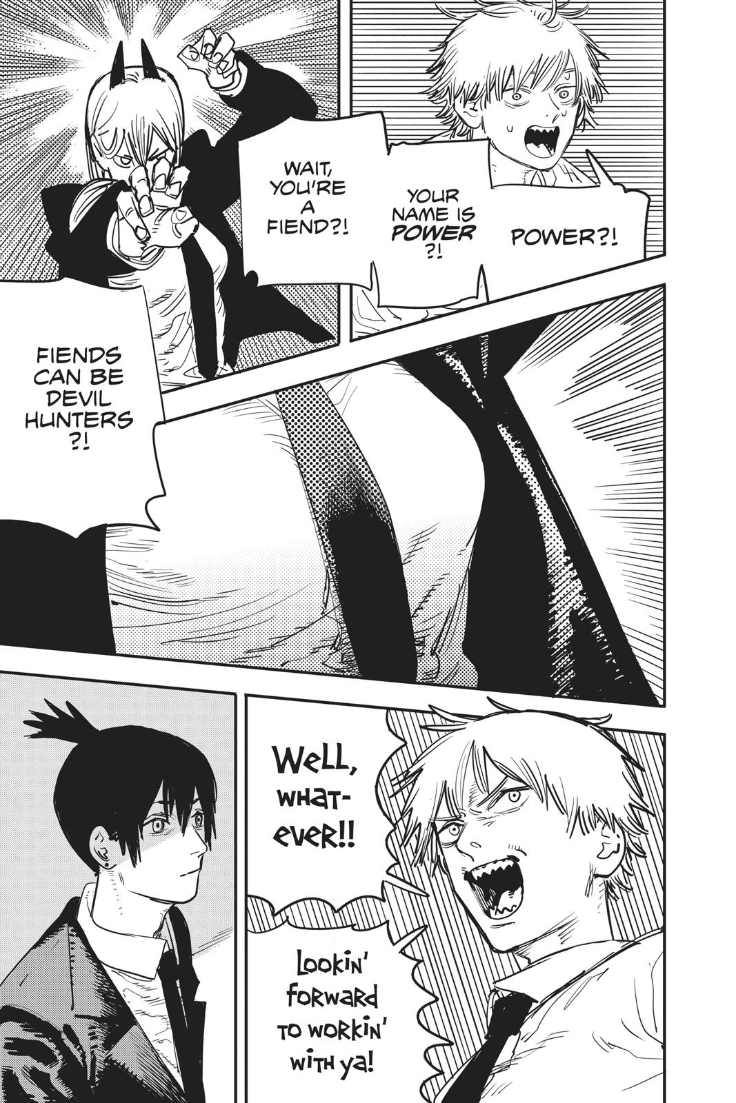 Chainsaw Man Manga Chapter 4 page 19 - Power scene