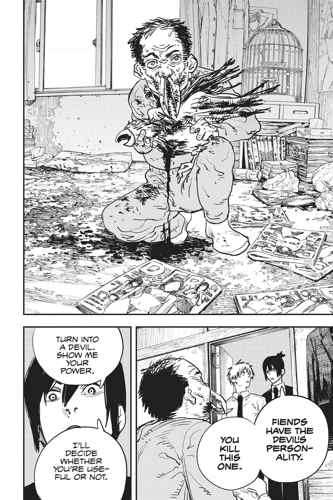 Chainsaw Man Manga Chapter 4 page 6 - Power scene