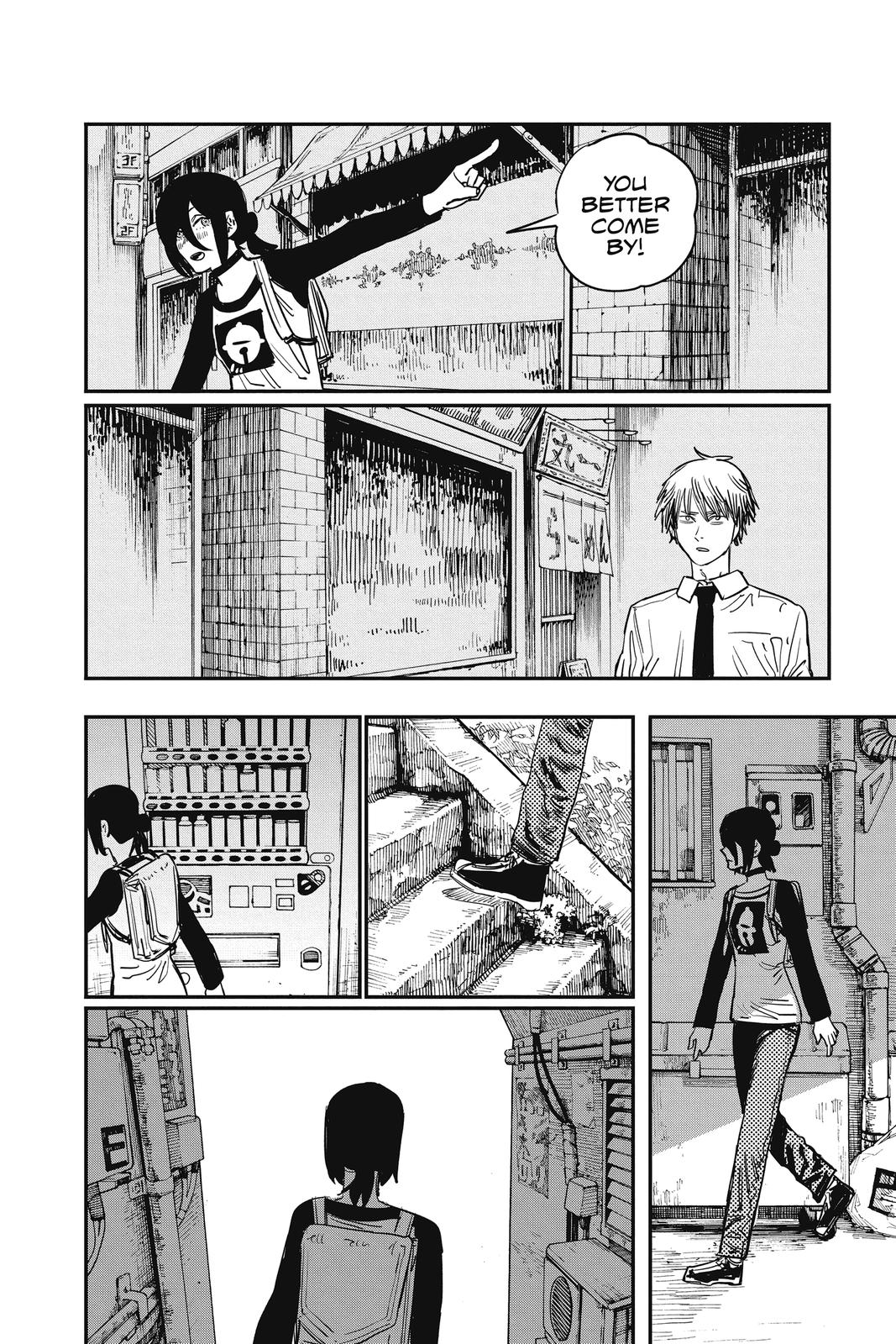 Chainsaw Man Manga Chapter 40 page 12 - Love, Flower, Chainsaw scene