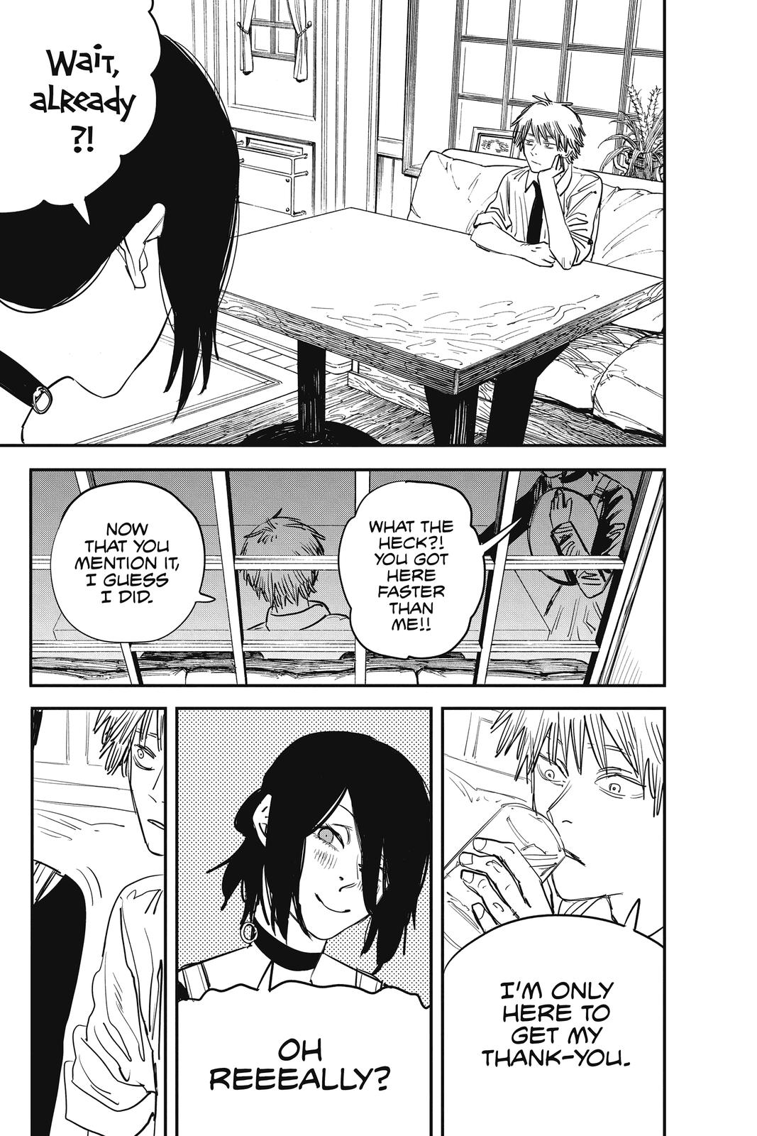 Chainsaw Man Manga Chapter 40 page 14 - Love, Flower, Chainsaw scene