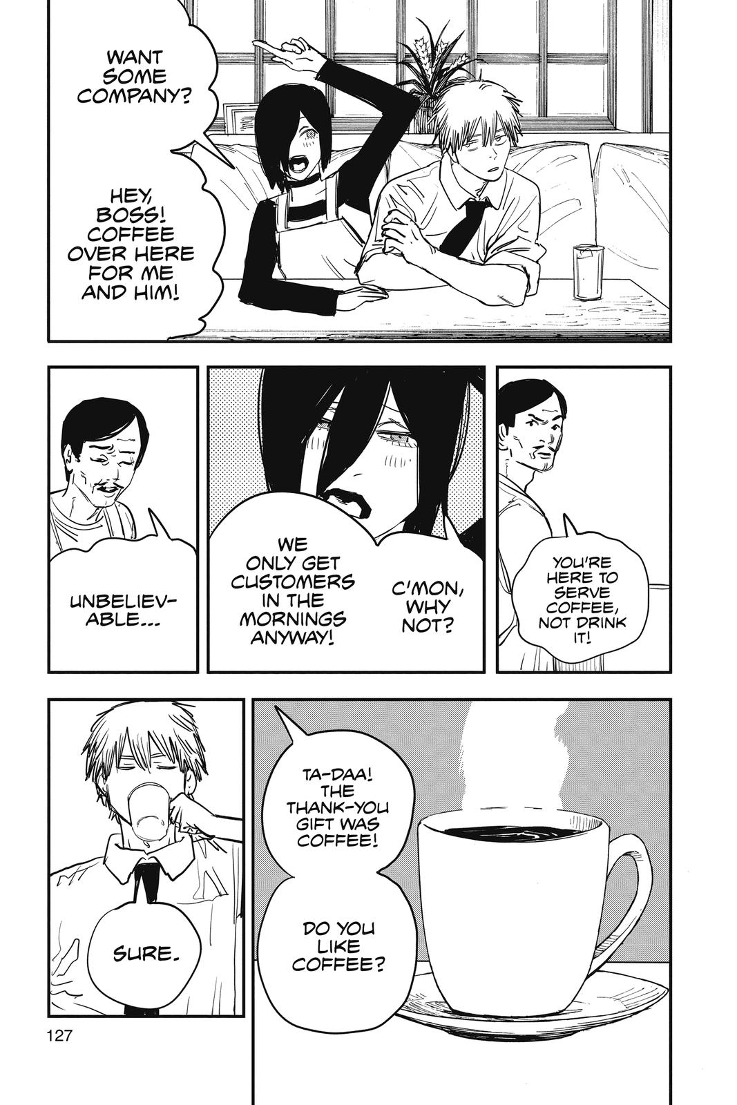 Chainsaw Man Manga Chapter 40 page 15 - Love, Flower, Chainsaw scene