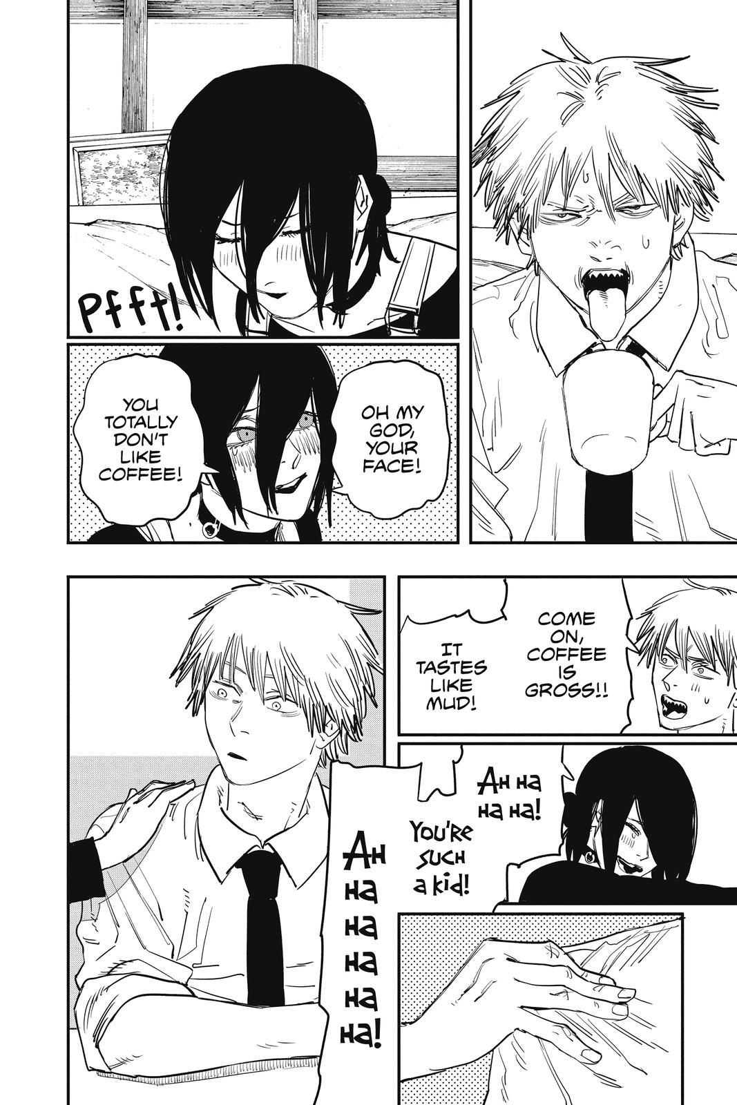 Chainsaw Man Manga Chapter 40 page 16 - Love, Flower, Chainsaw scene