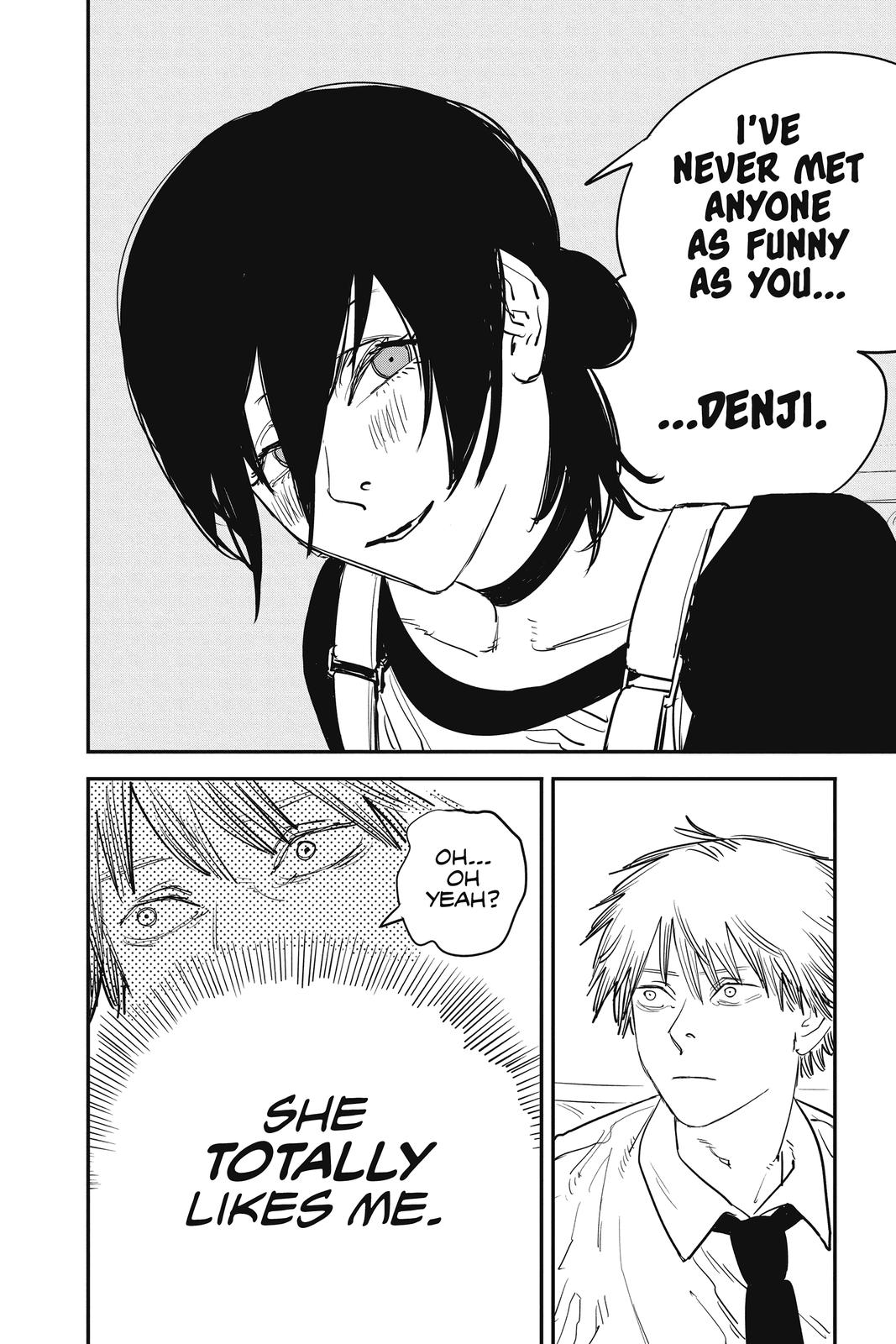 Chainsaw Man Manga Chapter 40 page 18 - Love, Flower, Chainsaw scene