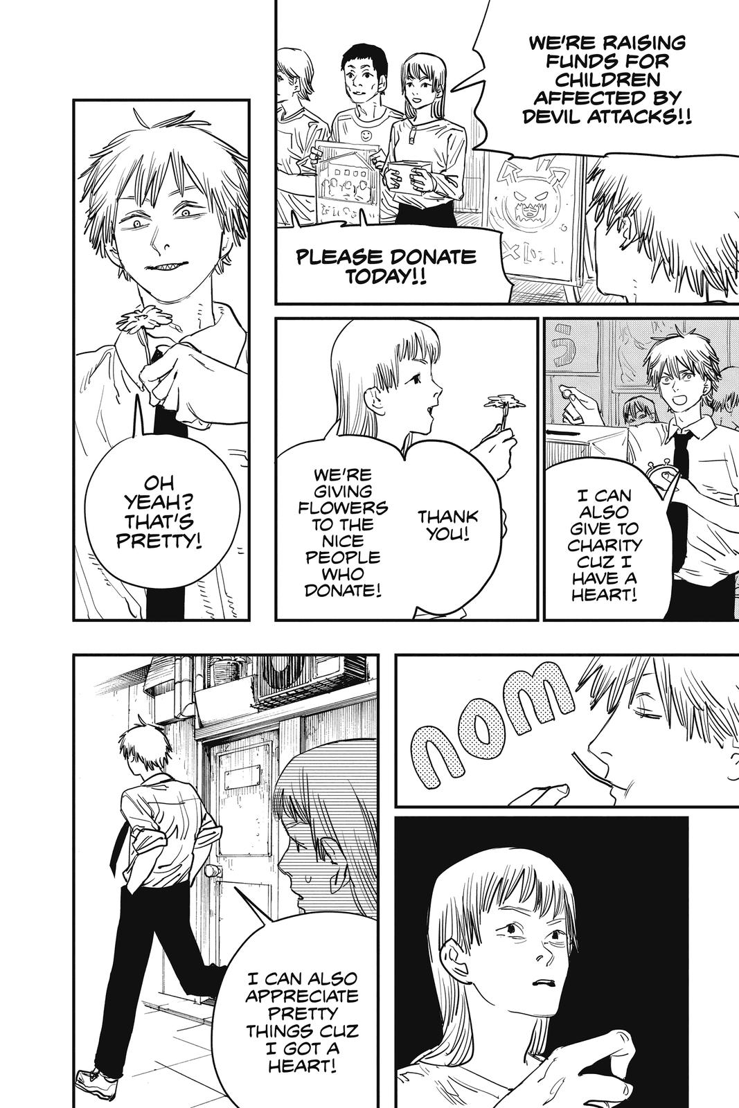 Chainsaw Man Manga Chapter 40 page 2 - Love, Flower, Chainsaw scene