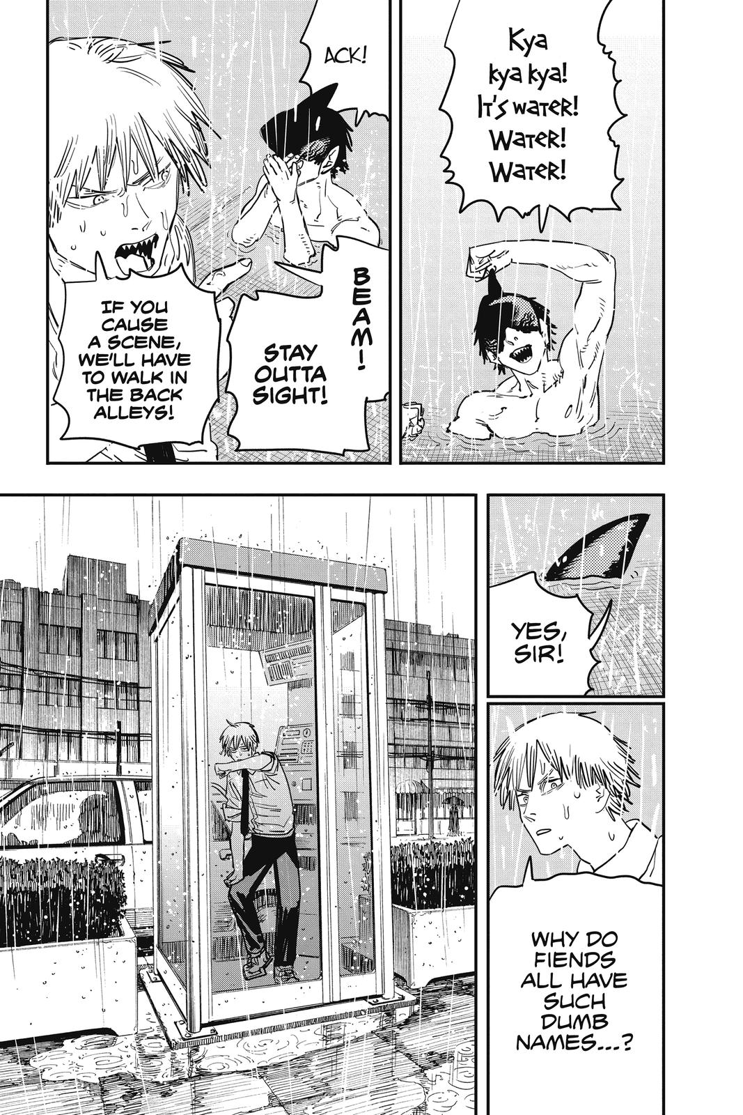 Chainsaw Man Manga Chapter 40 page 5 - Love, Flower, Chainsaw scene