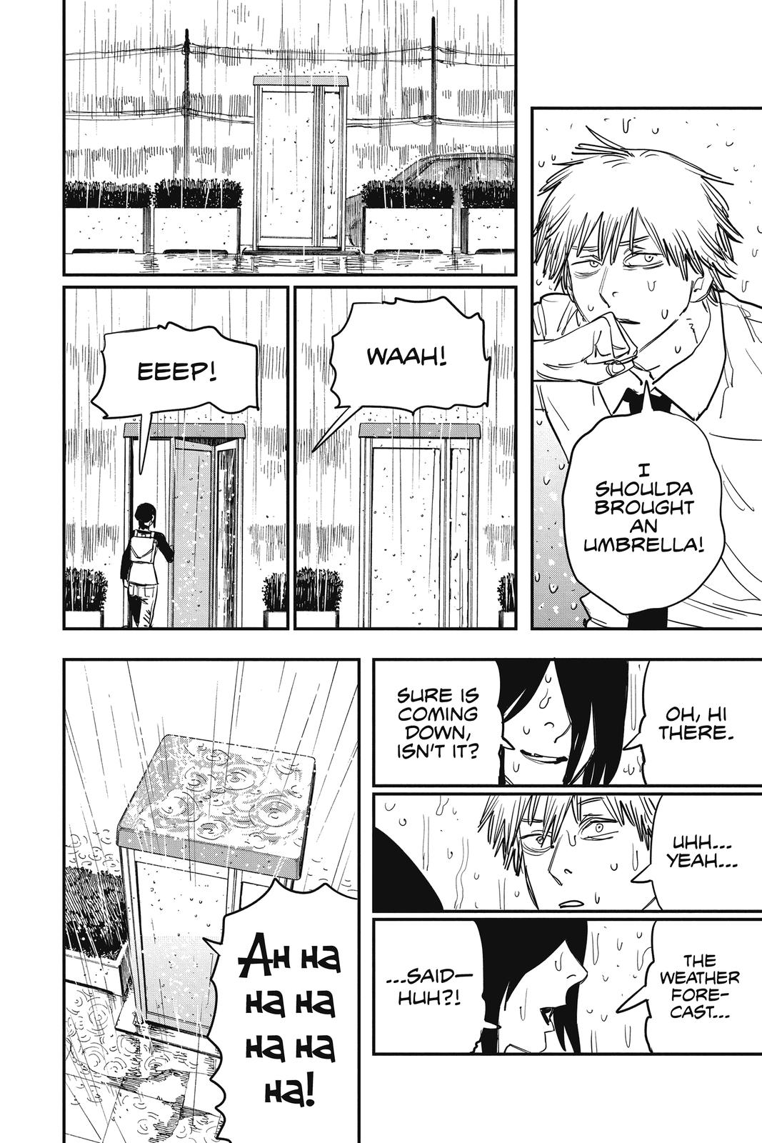 Chainsaw Man Manga Chapter 40 page 6 - Love, Flower, Chainsaw scene