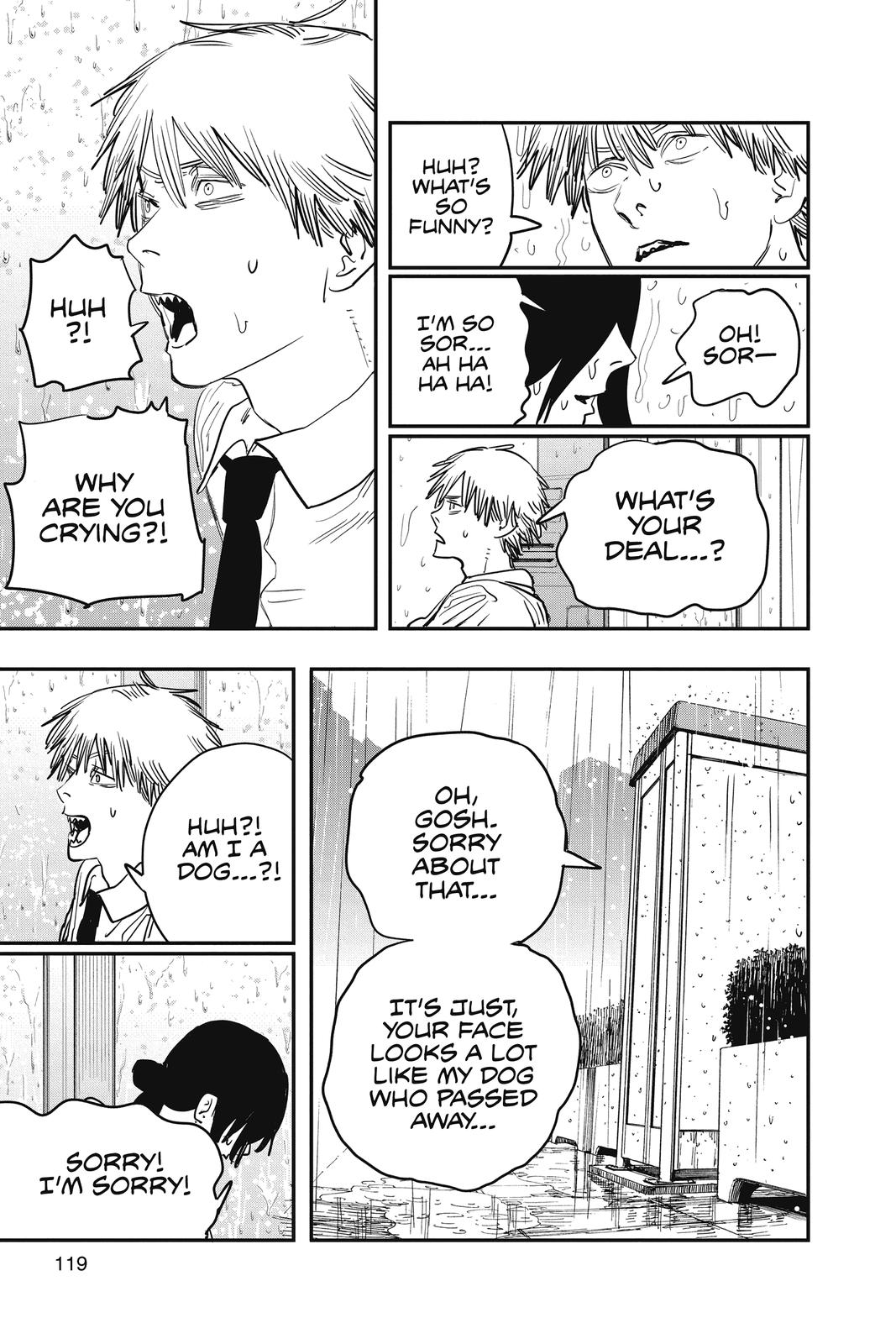 Chainsaw Man Manga Chapter 40 page 7 - Love, Flower, Chainsaw scene