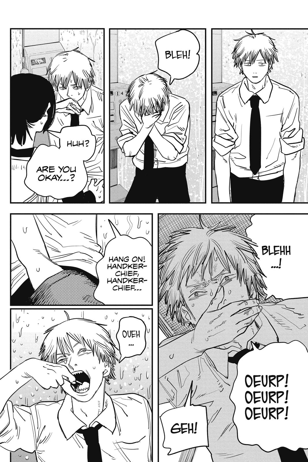 Chainsaw Man Manga Chapter 40 page 8 - Love, Flower, Chainsaw scene