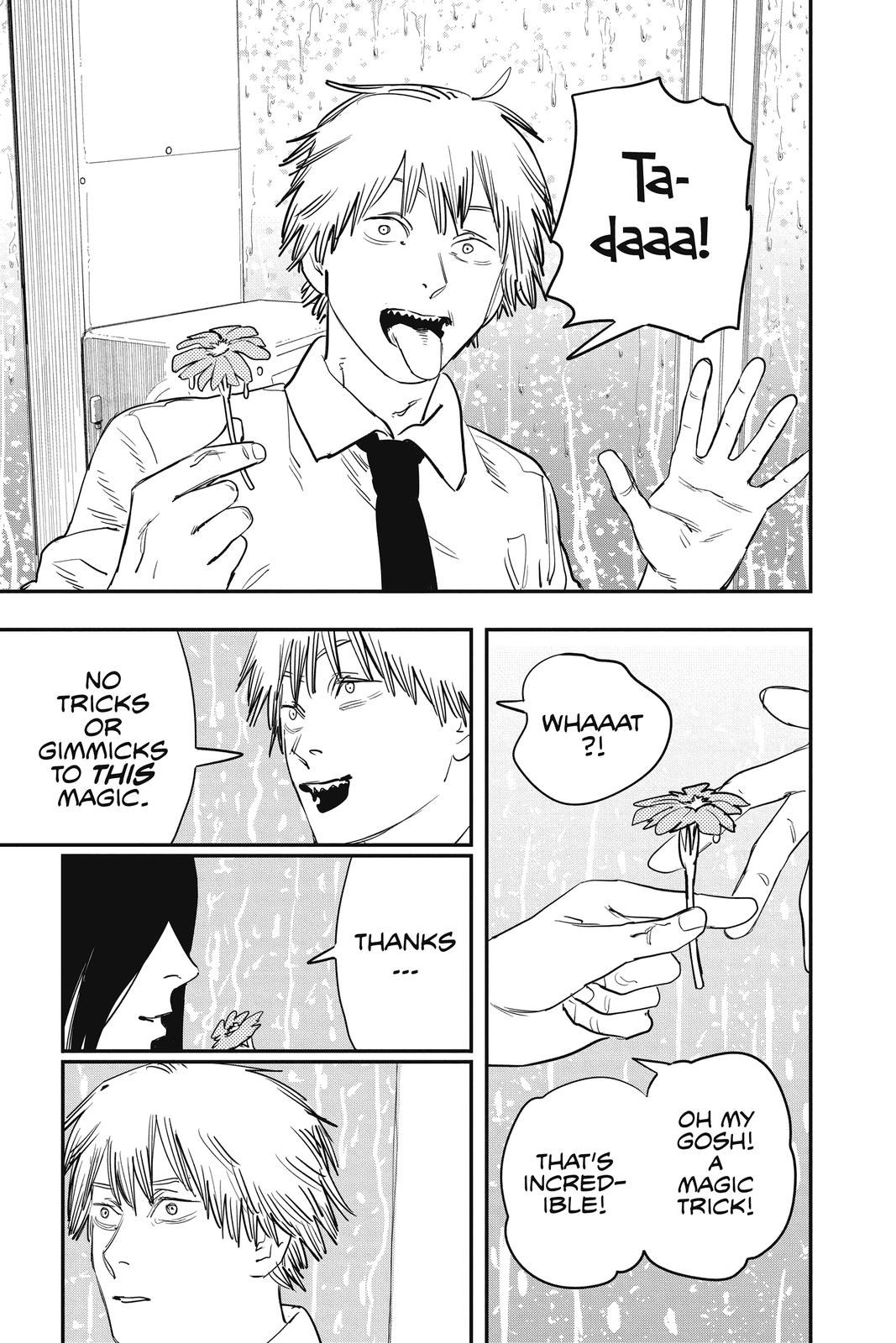 Chainsaw Man Manga Chapter 40 page 9 - Love, Flower, Chainsaw scene