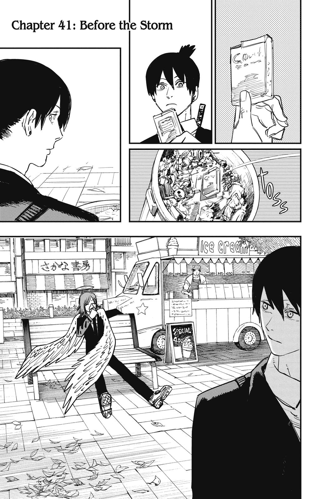 Chainsaw Man Manga Chapter 41 page 1 - Before the Storm scene