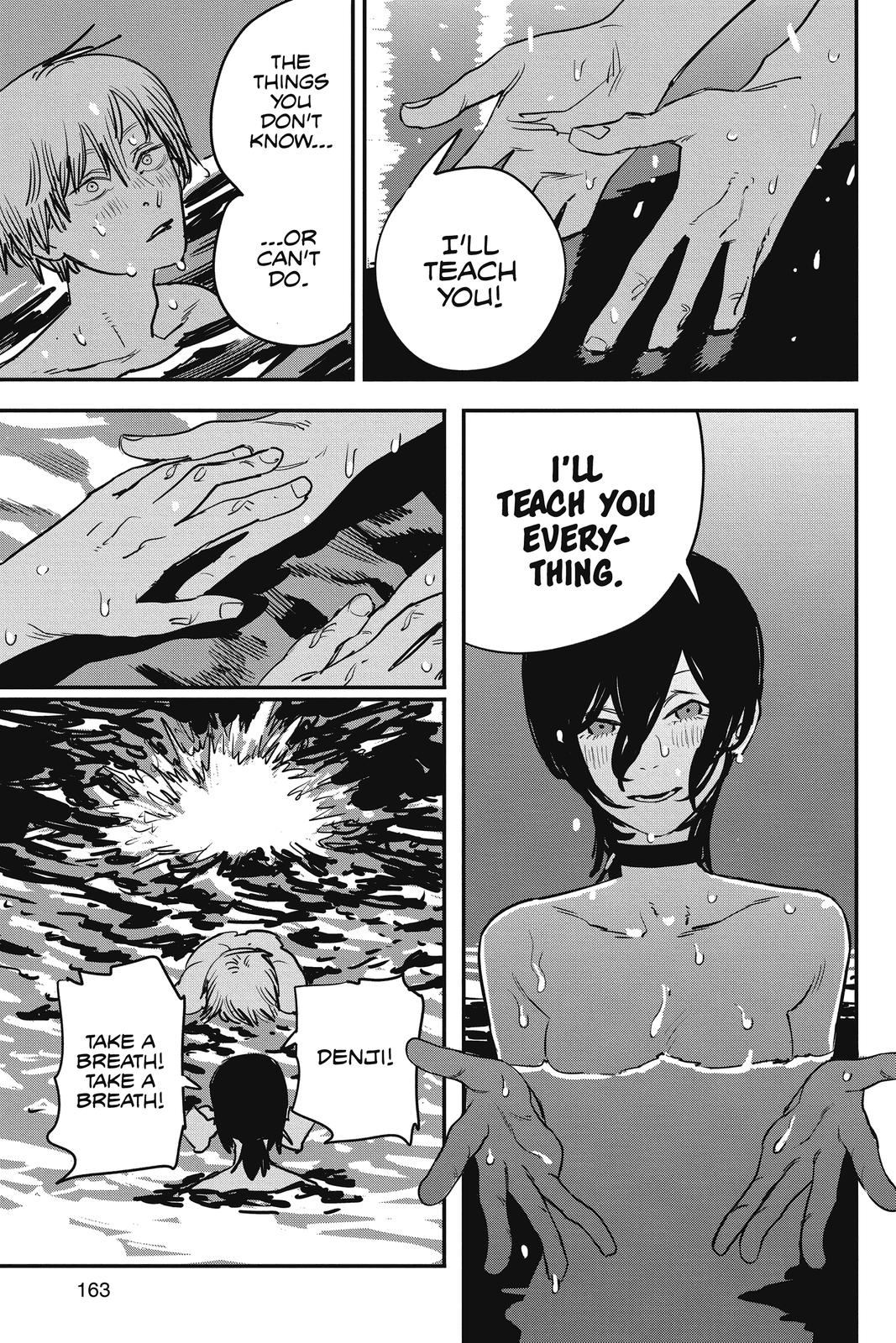 Chainsaw Man Manga Chapter 42 page 11 - Teach Me How To Swim scene