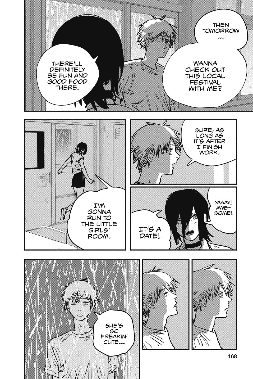 Chainsaw Man Manga Chapter 42 page 16 - Teach Me How To Swim scene