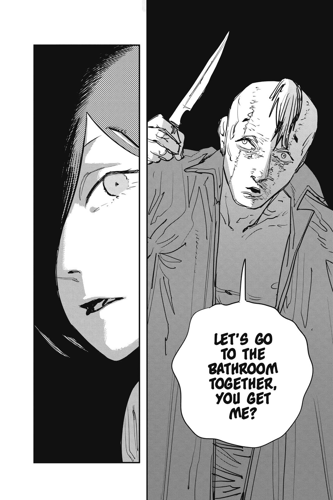 Chainsaw Man Manga Chapter 42 page 18 - Teach Me How To Swim scene