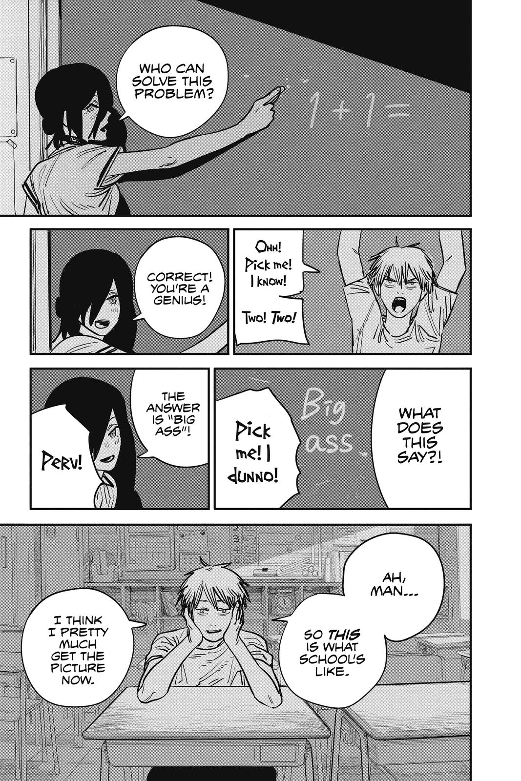 Chainsaw Man Manga Chapter 42 page 3 - Teach Me How To Swim scene